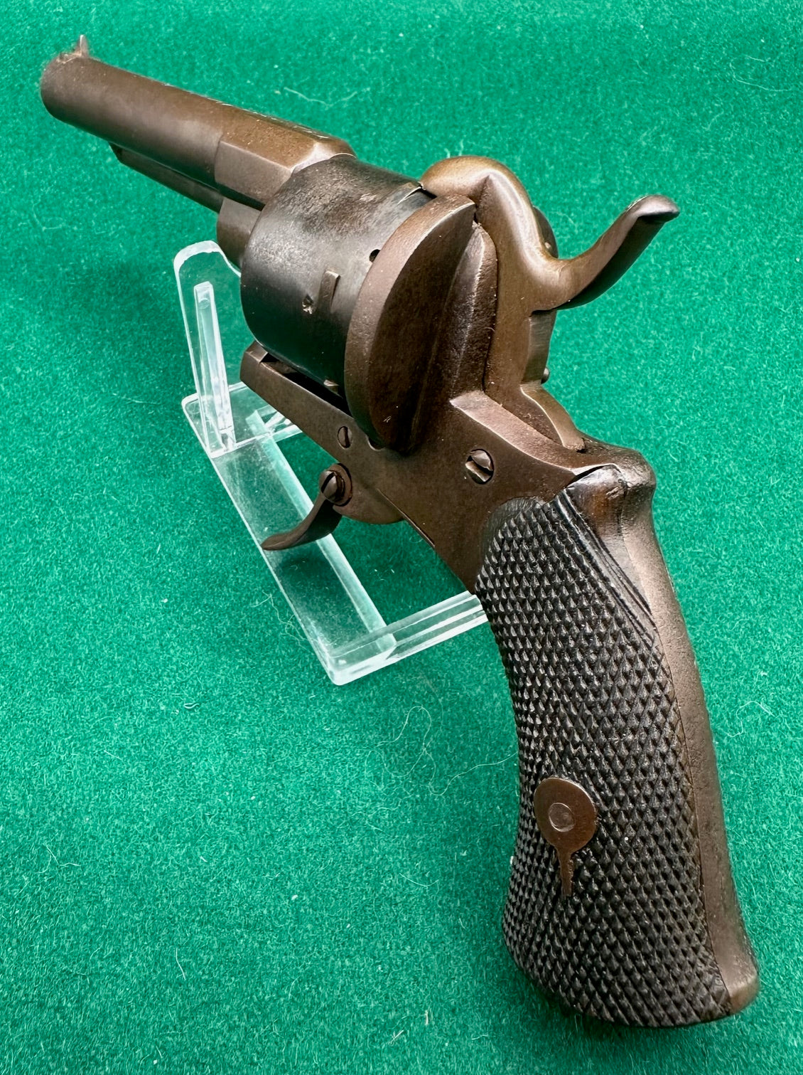 Cased English Pinfire Revolver By C.O. Bircham