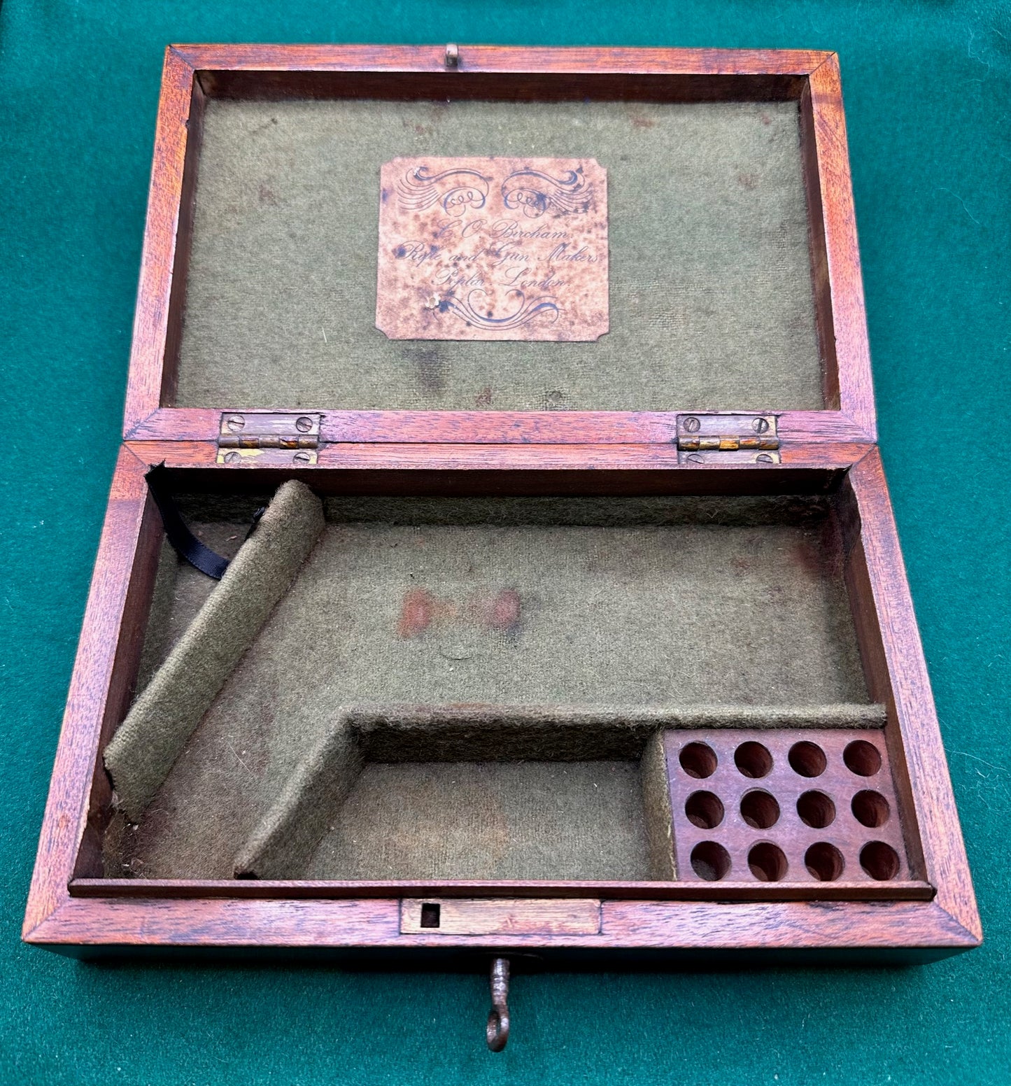 Cased English Pinfire Revolver By C.O. Bircham