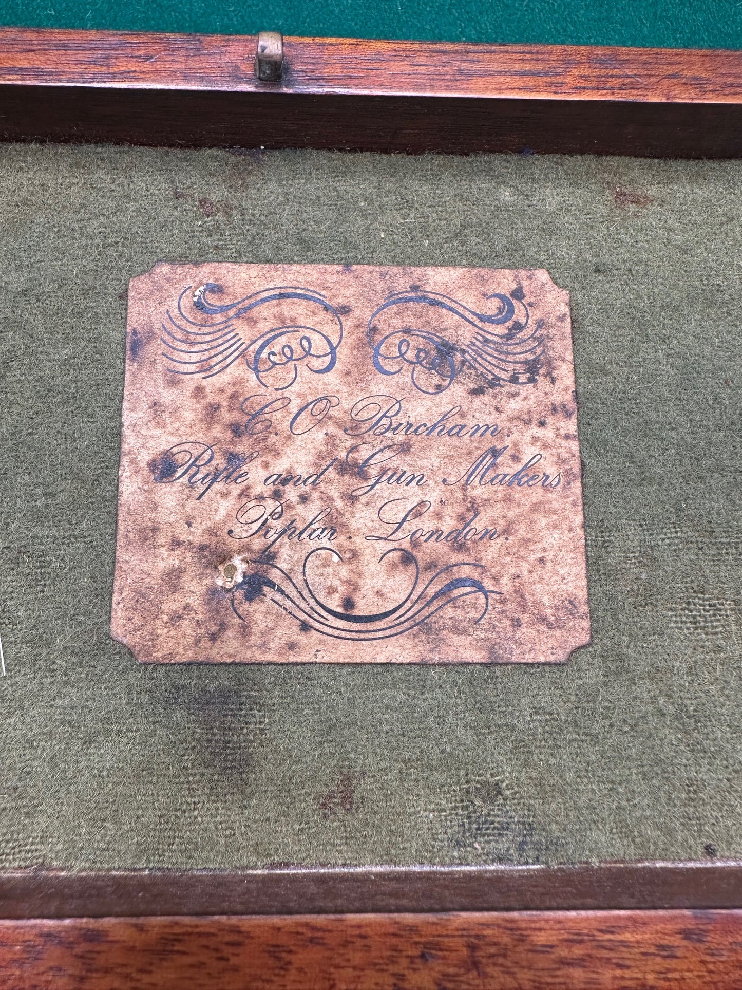 Cased English Pinfire Revolver By C.O. Bircham