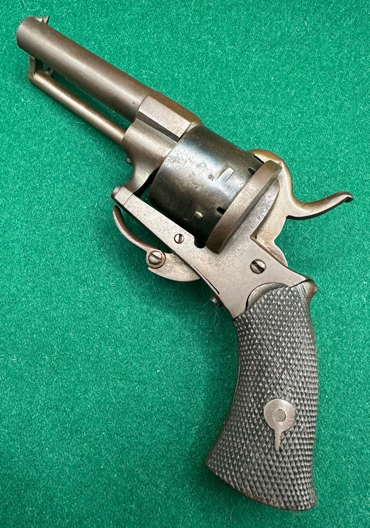 Cased English Pinfire Revolver By C.O. Bircham