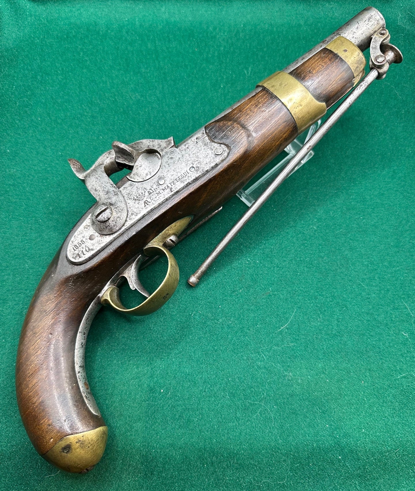 Spanish 1852 Model Cavalry Percussion Cap Pistol