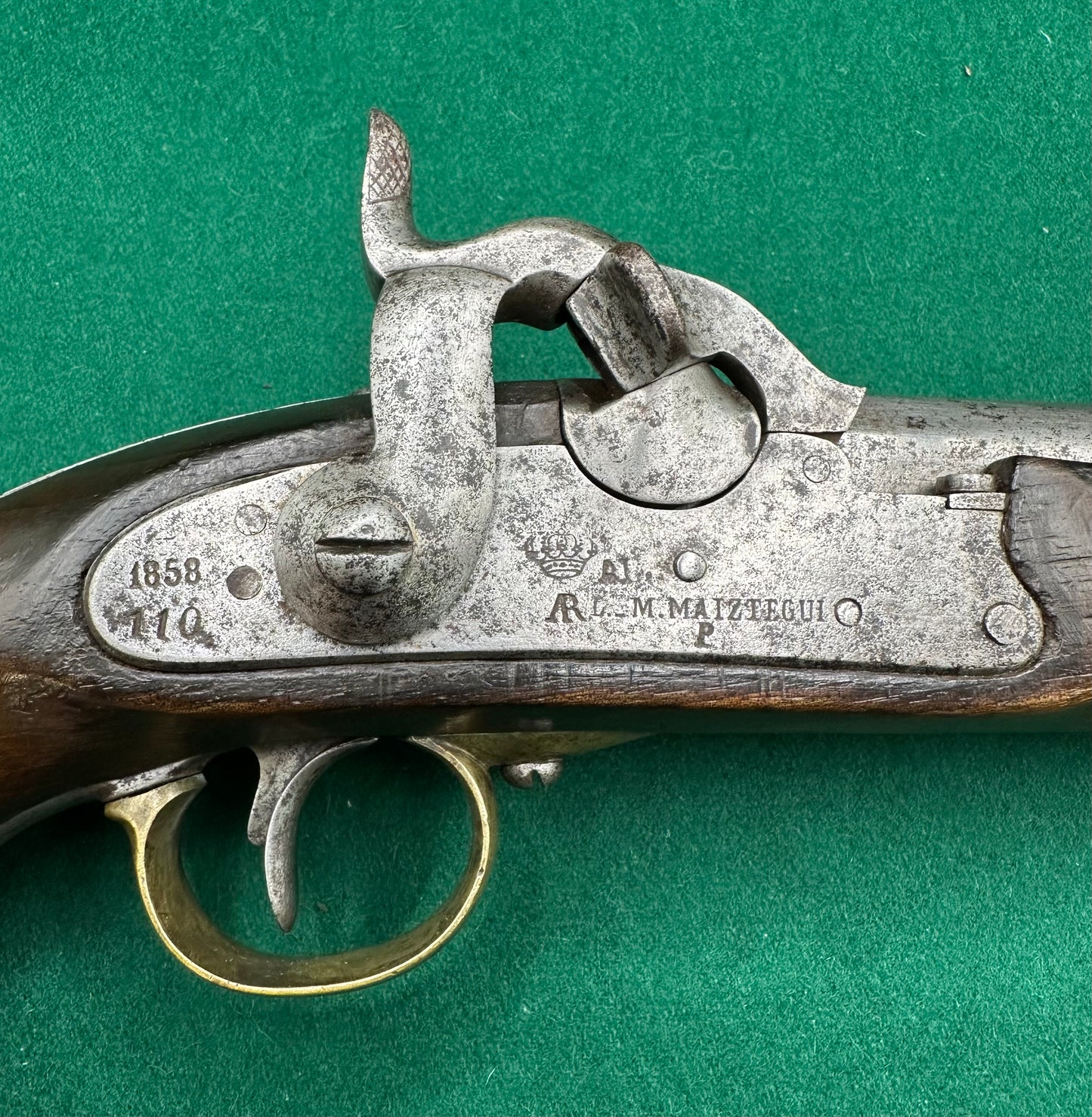 Spanish 1852 Model Cavalry Percussion Cap Pistol
