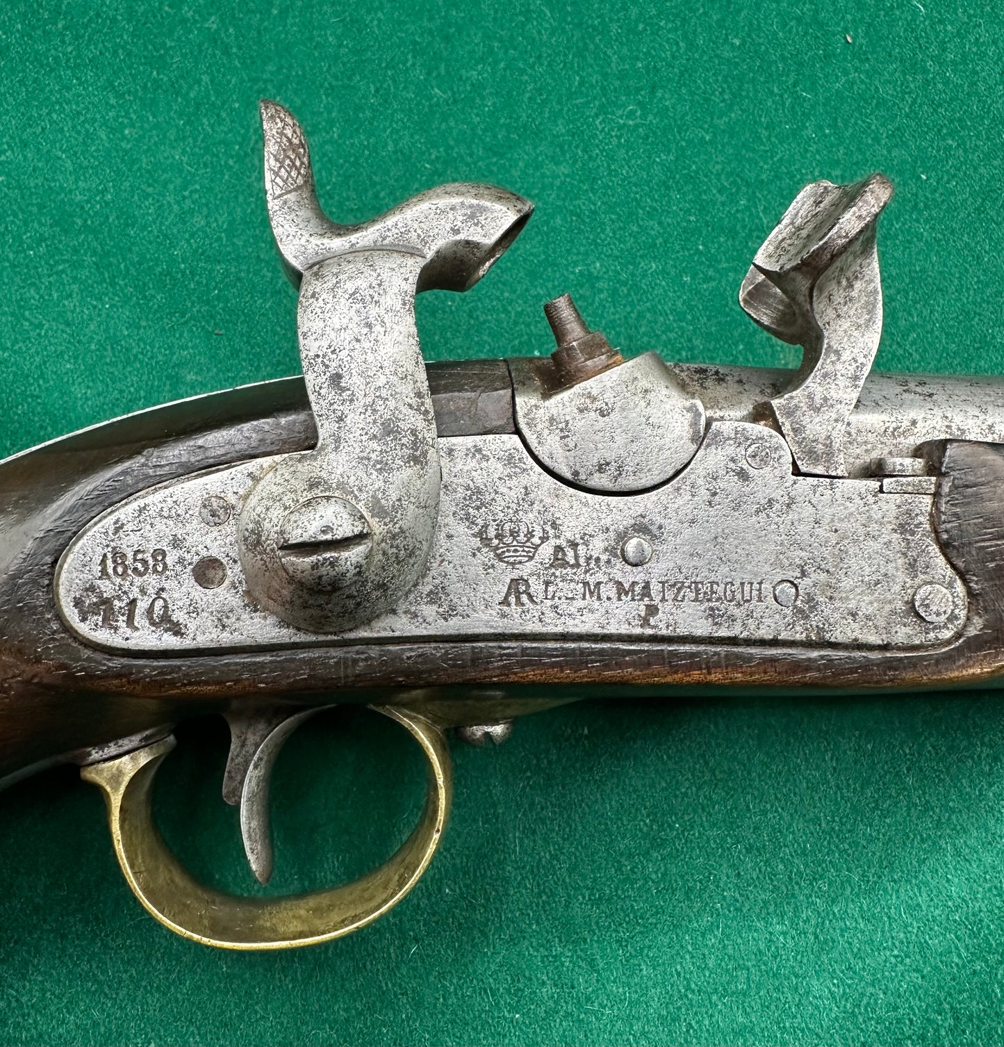 Spanish 1852 Model Cavalry Percussion Cap Pistol