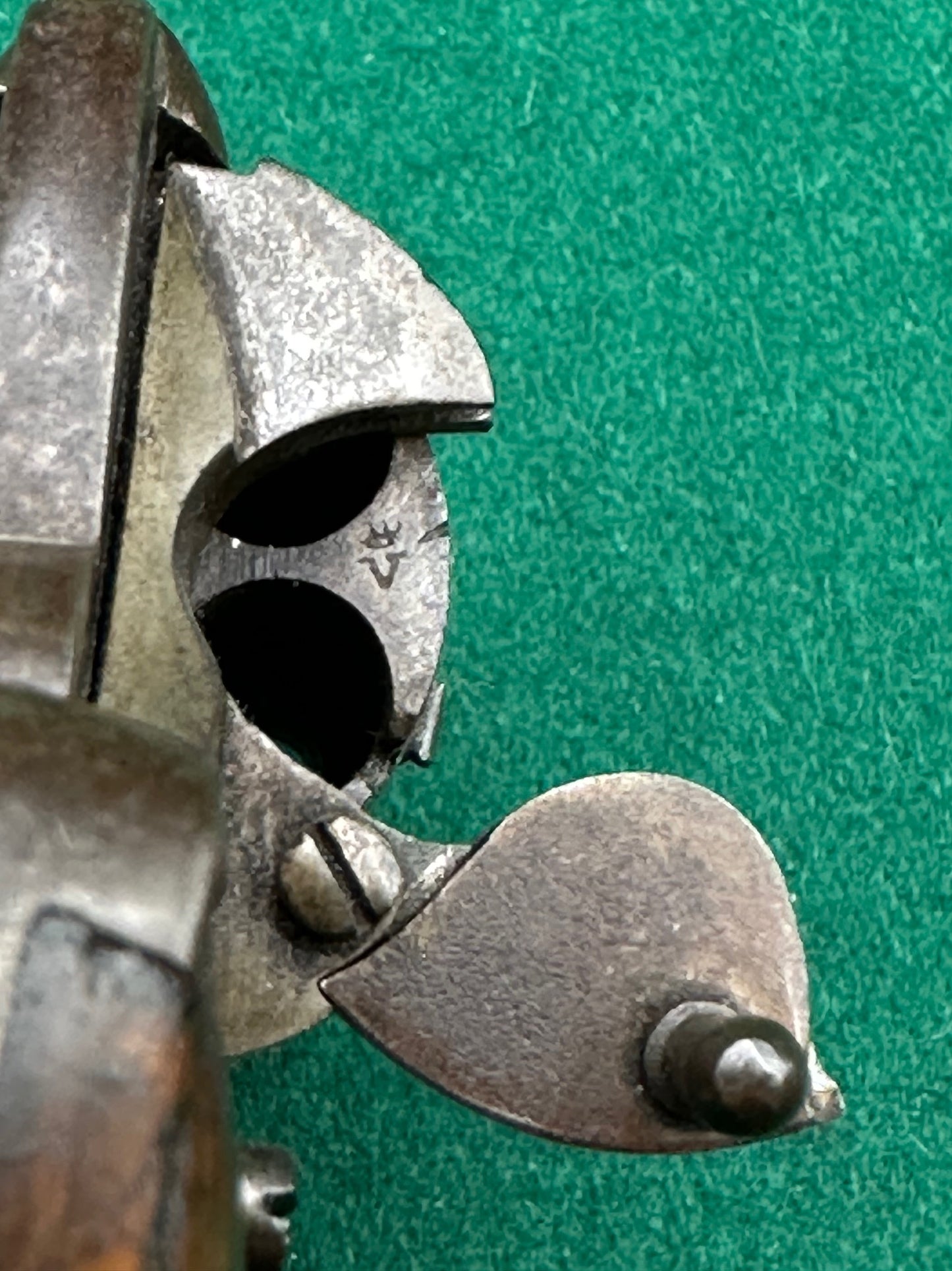 Belgian Pinfire Pepperbox Revolver