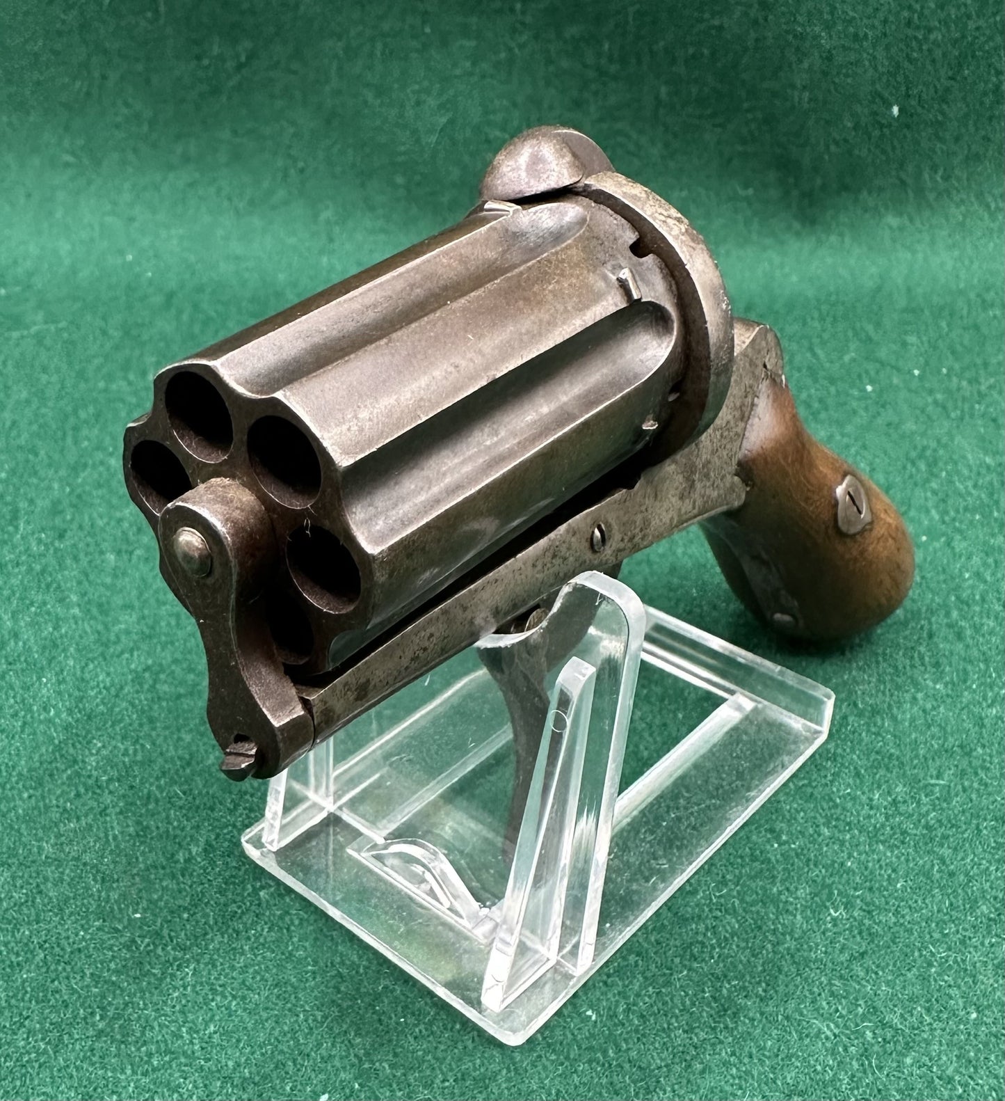 Belgian Pinfire Pepperbox Revolver