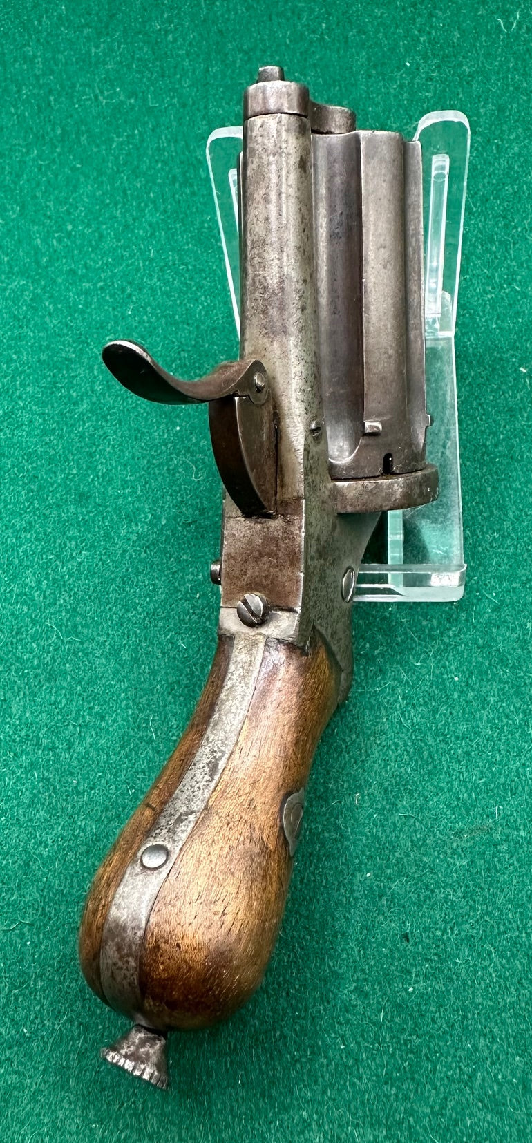 Belgian Pinfire Pepperbox Revolver