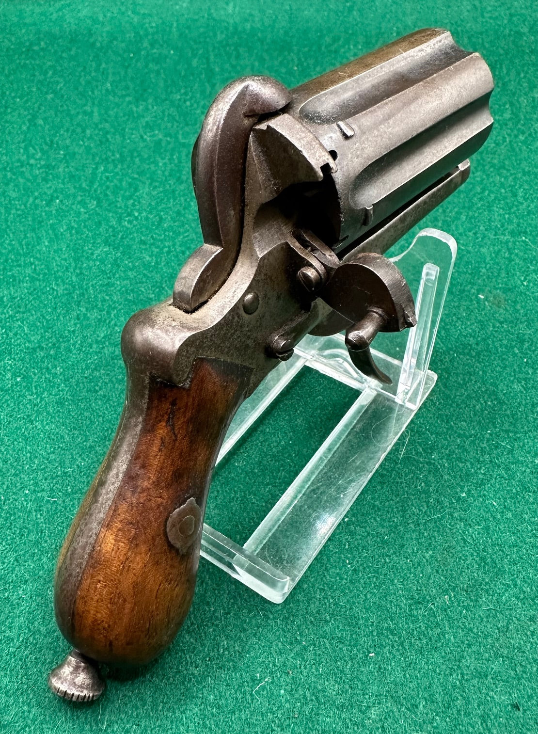 Belgian Pinfire Pepperbox Revolver