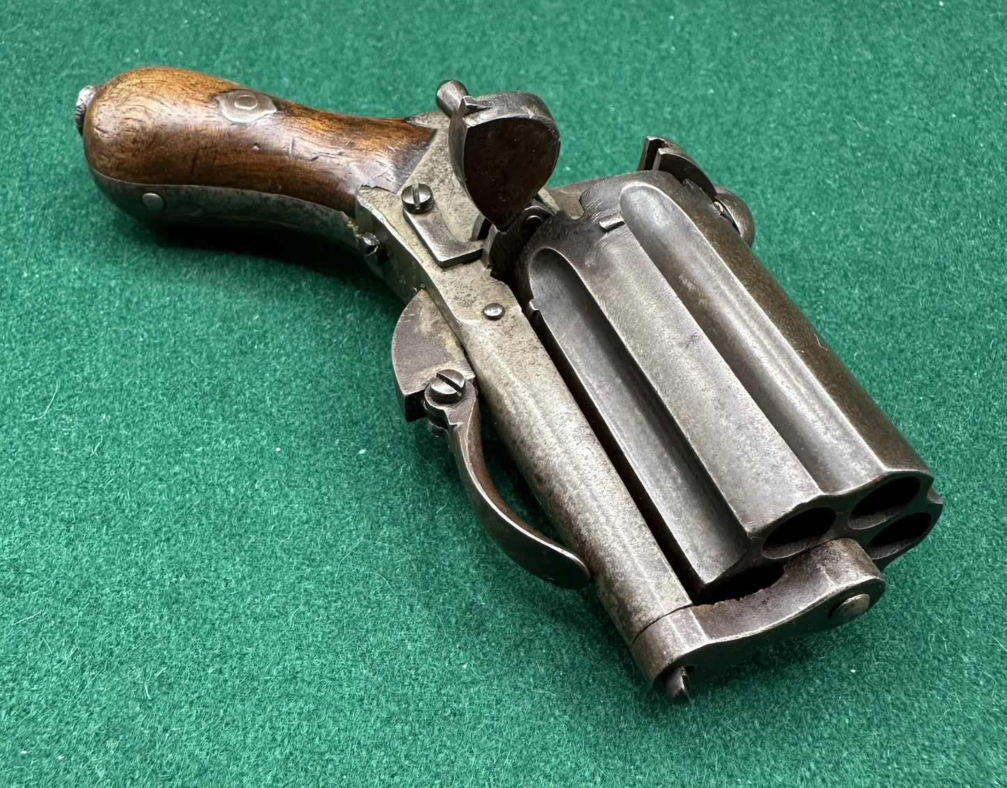 Belgian Pinfire Pepperbox Revolver