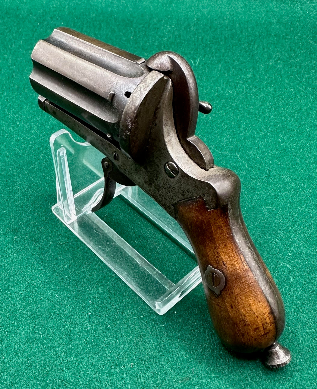 Belgian Pinfire Pepperbox Revolver
