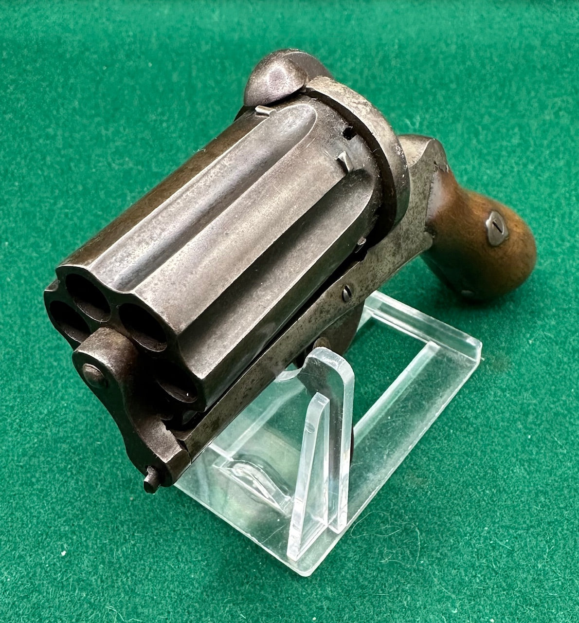 Belgian Pinfire Pepperbox Revolver
