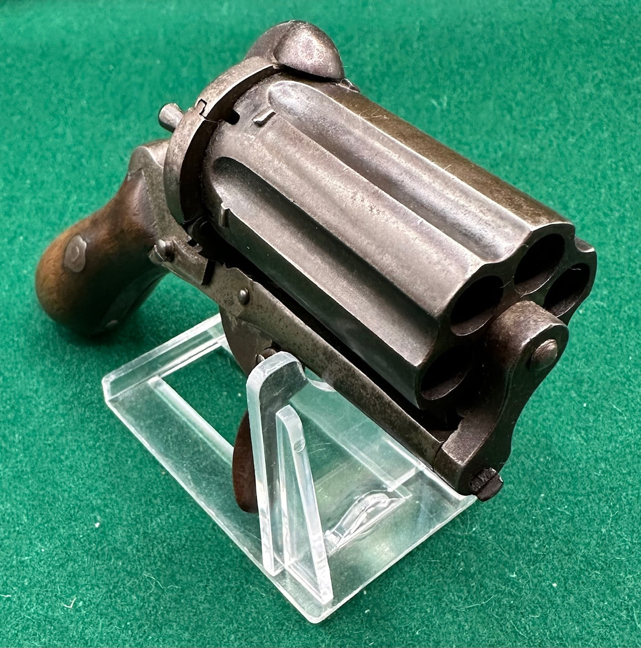 Belgian Pinfire Pepperbox Revolver