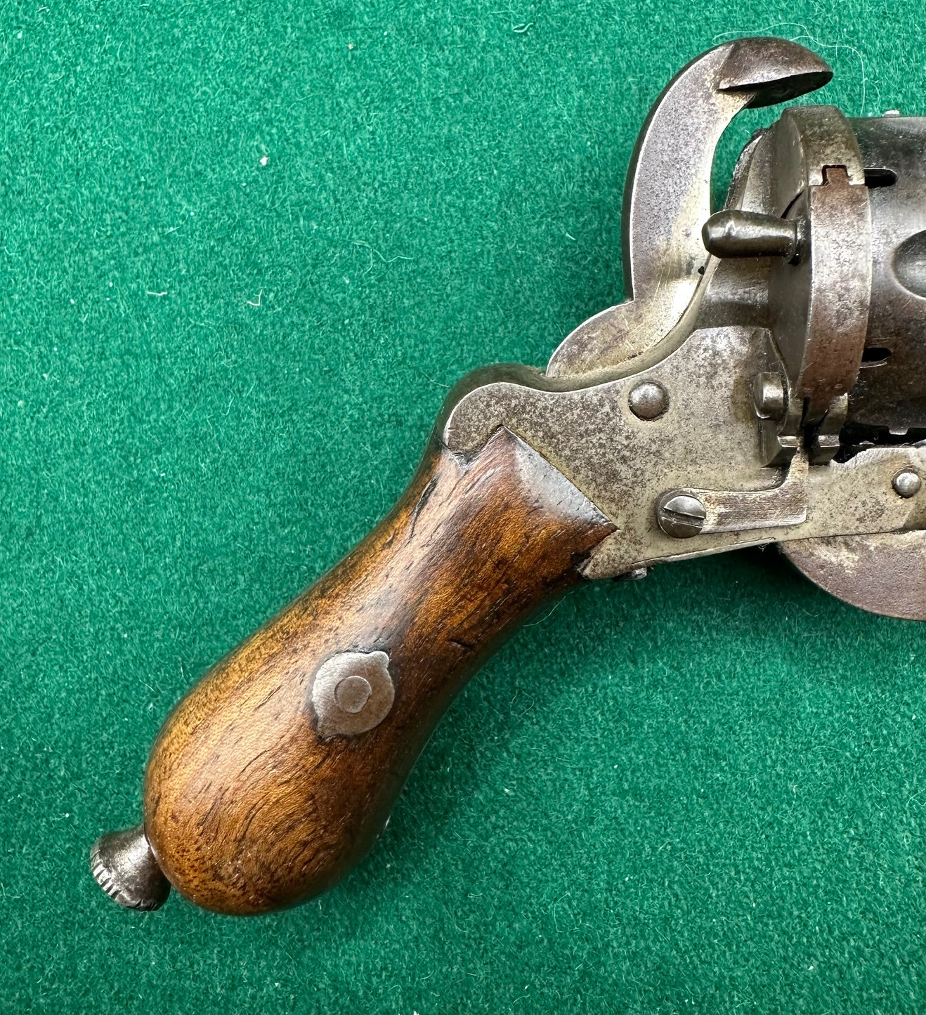 Belgian Pinfire Pepperbox Revolver
