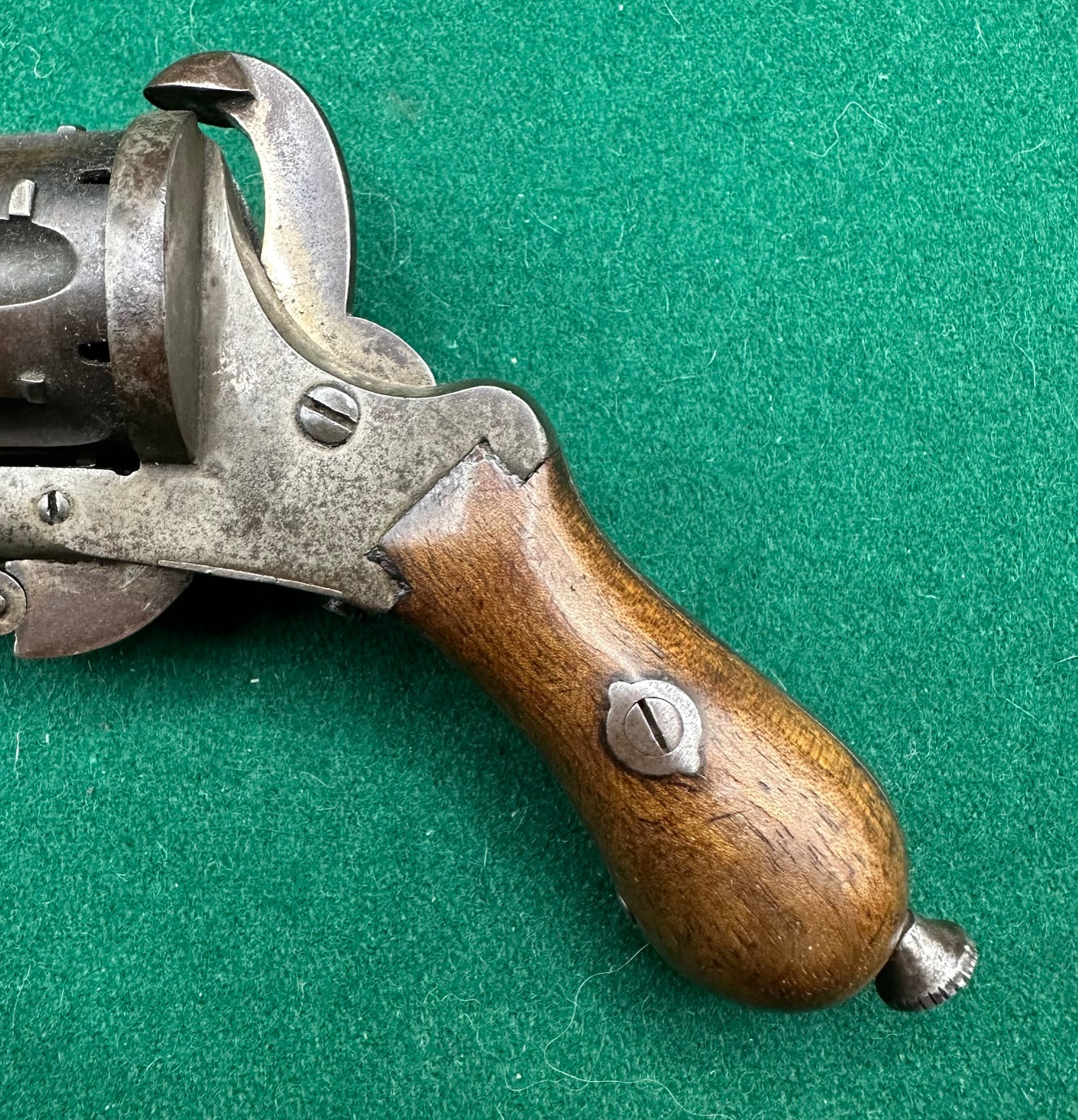 Belgian Pinfire Pepperbox Revolver