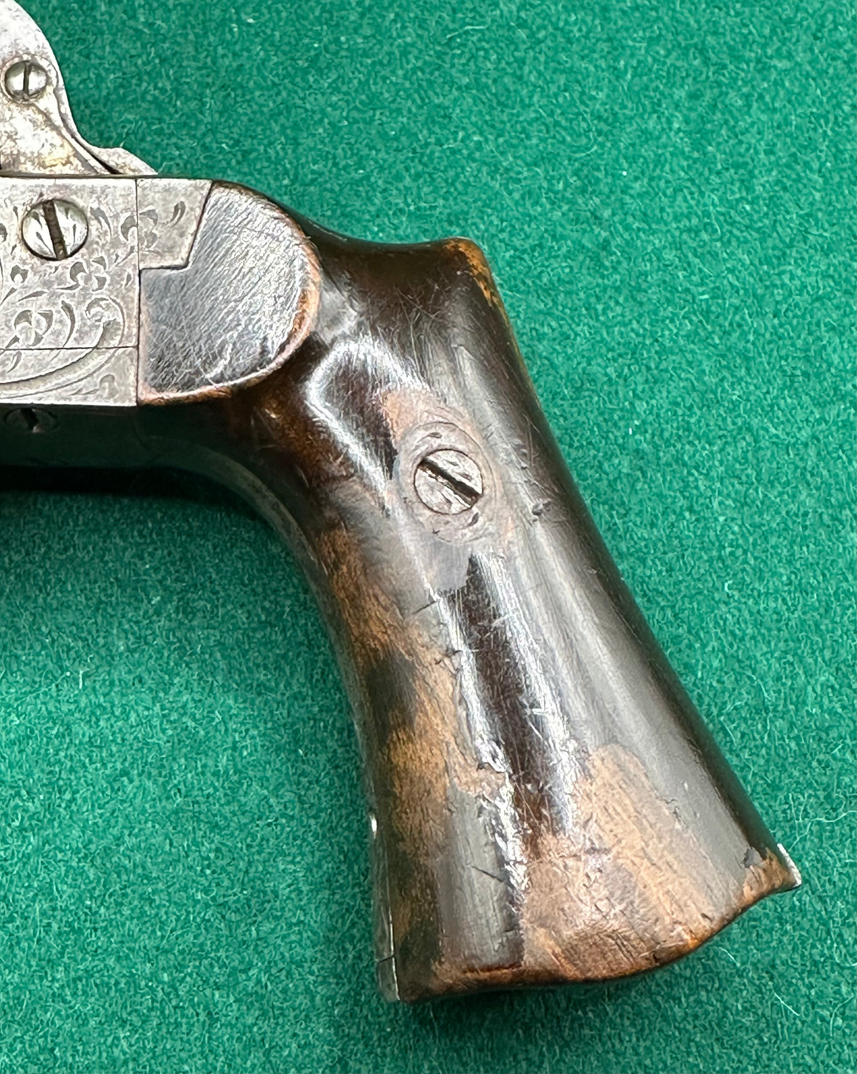 Long Barrelled 7mm Pinfire Lefaucheux Revolver