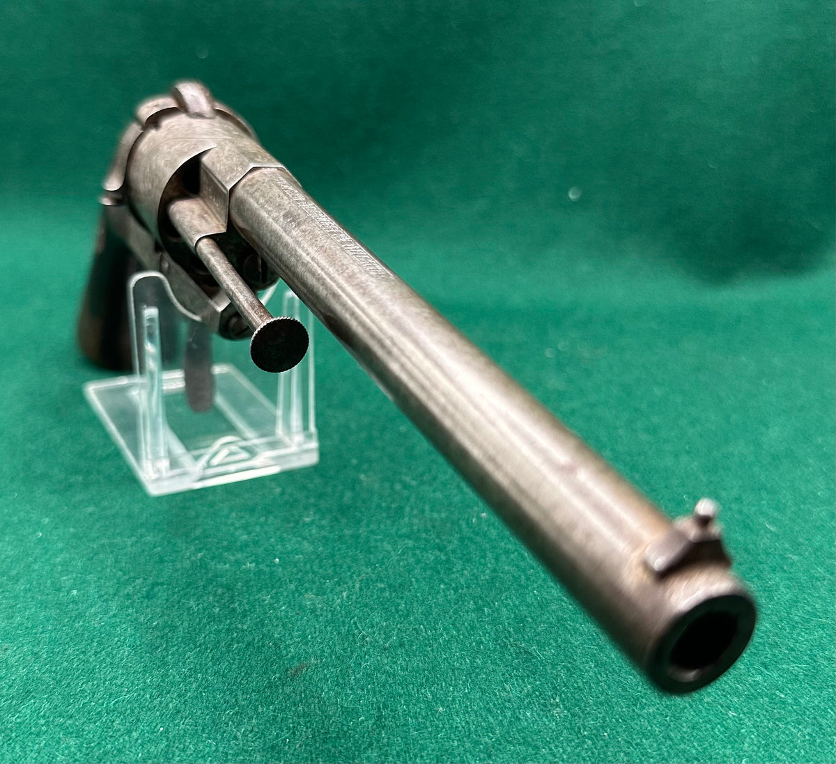 Long Barrelled 7mm Pinfire Lefaucheux Revolver