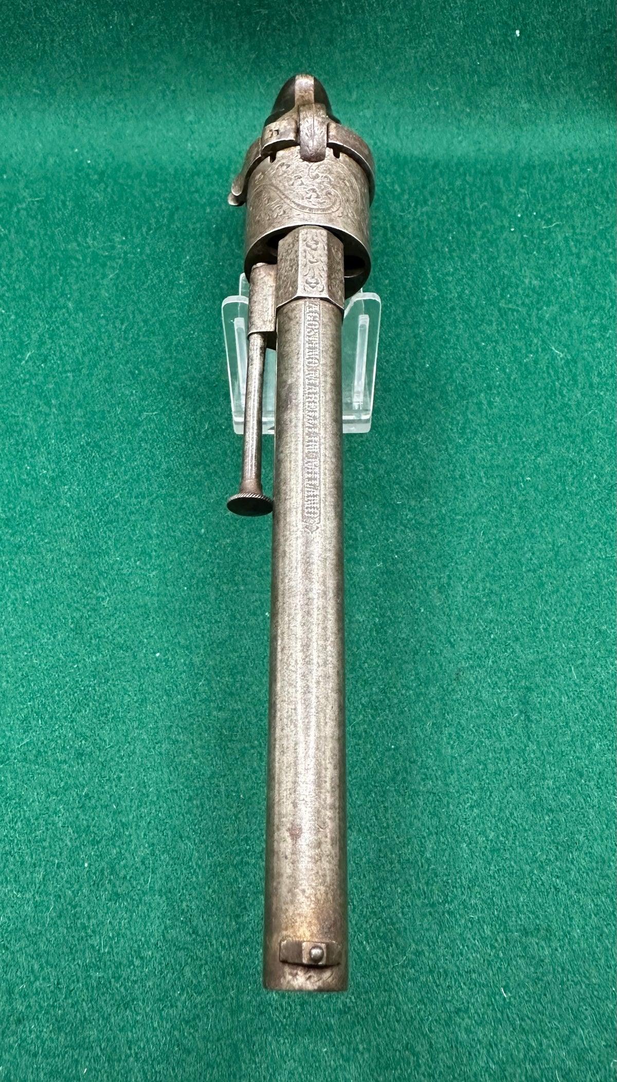 Long Barrelled 7mm Pinfire Lefaucheux Revolver