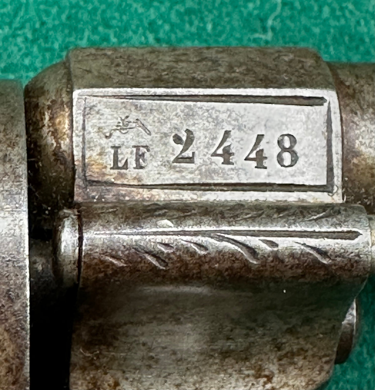 Long Barrelled 7mm Pinfire Lefaucheux Revolver