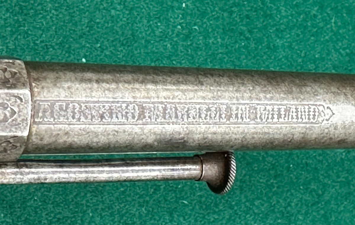 Long Barrelled 7mm Pinfire Lefaucheux Revolver