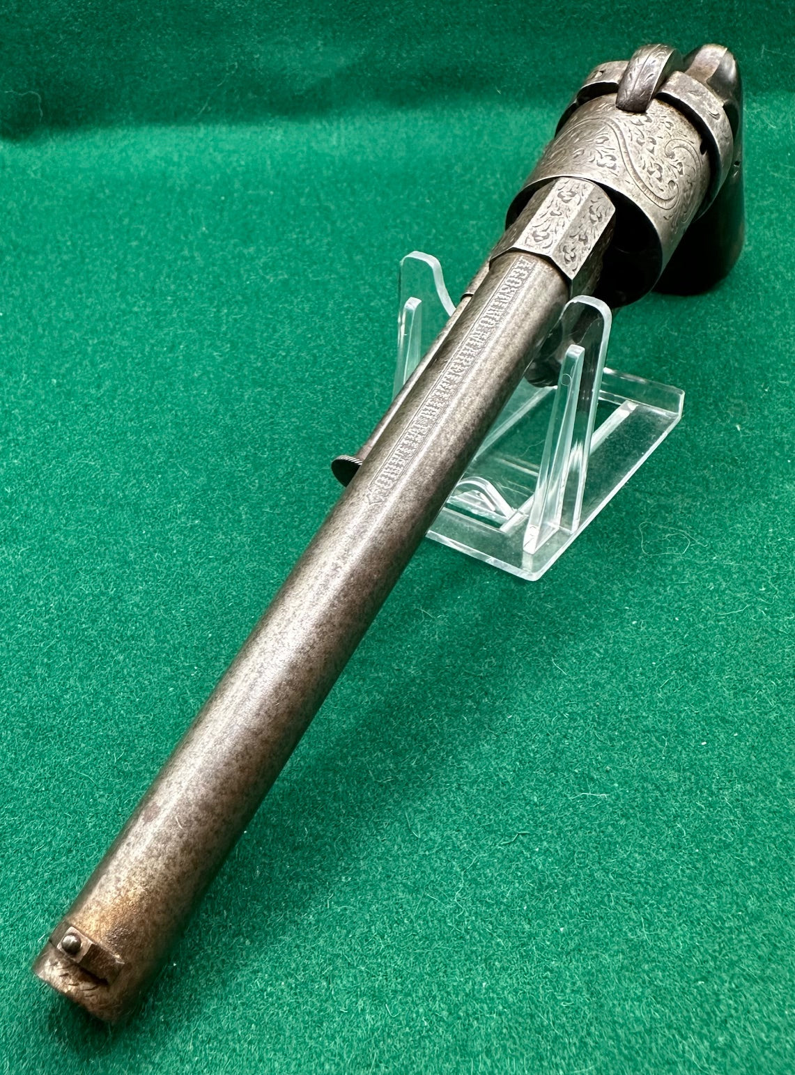 Long Barrelled 7mm Pinfire Lefaucheux Revolver