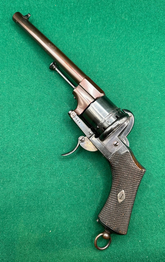 Stunning 9mm Lefaucheux Pinfire Service Revolver
