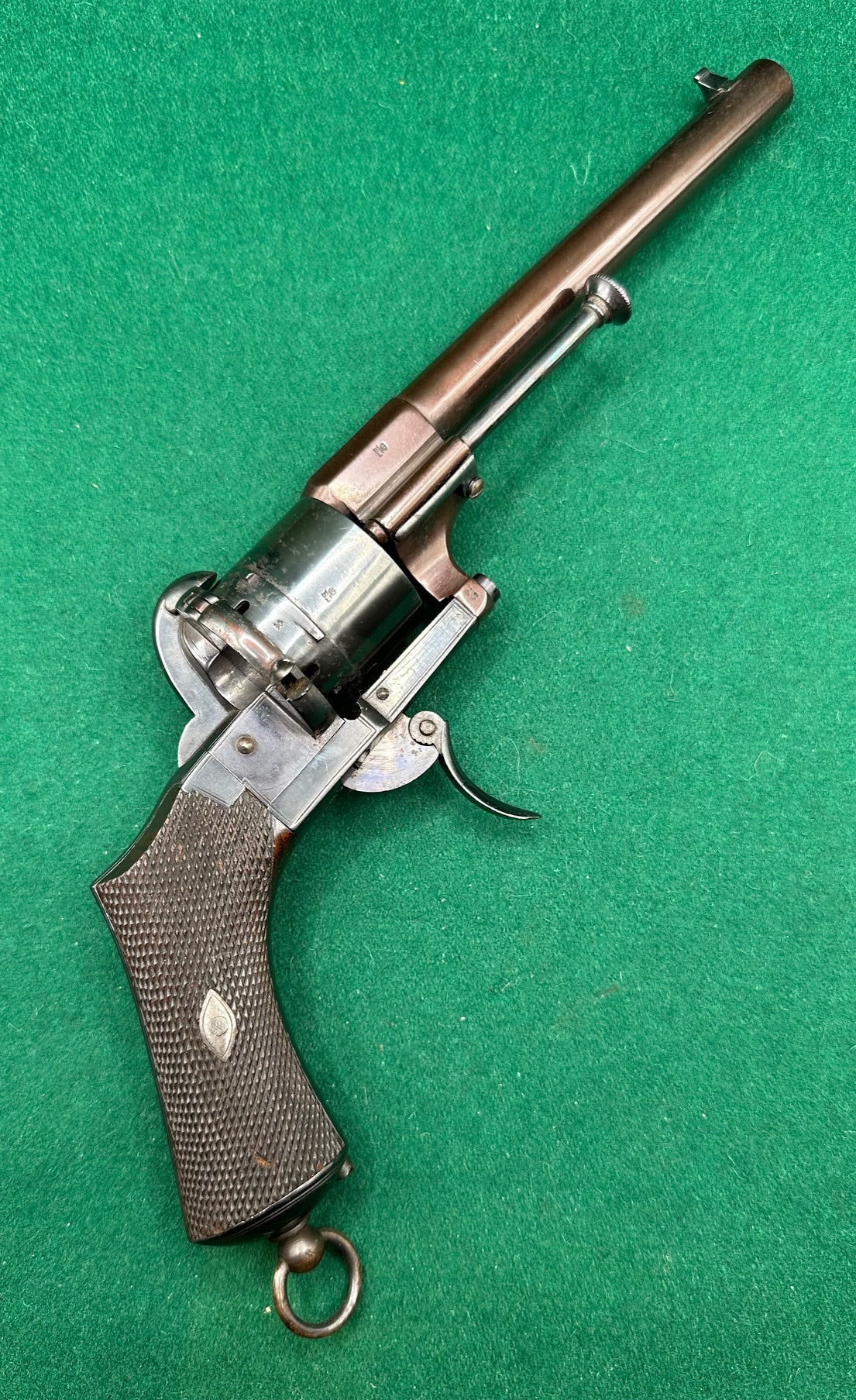 Stunning 9mm Lefaucheux Pinfire Service Revolver