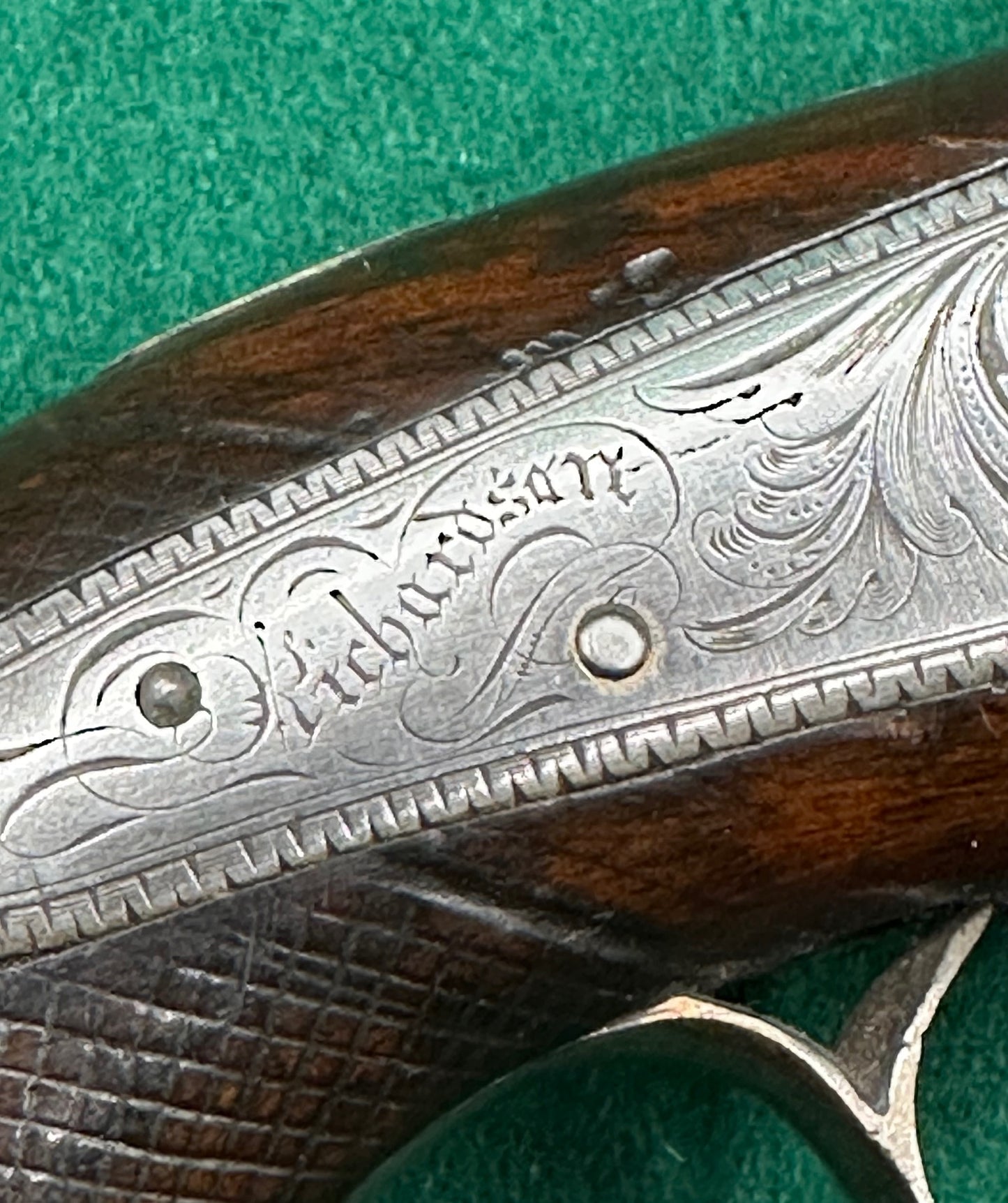 Irish Percussion Cap Overcoat Pistol By Richardson, Limerick