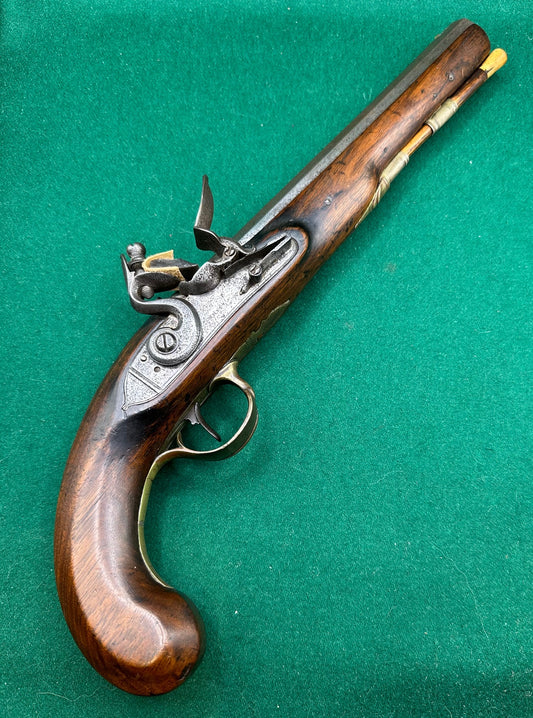 Flintlock Holster/Duelling Pistol By White, London