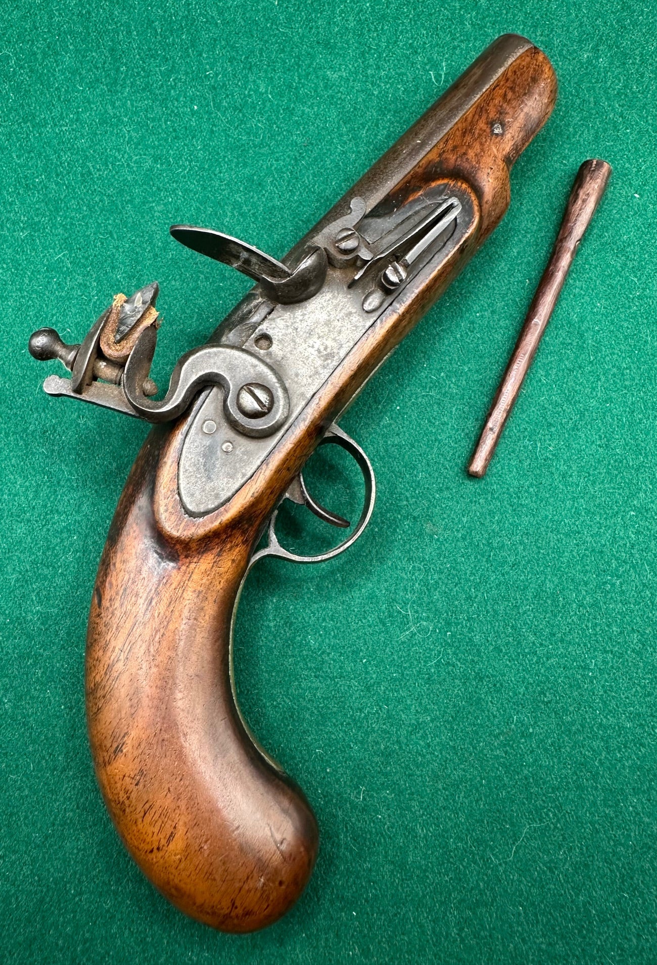 English Flintlock Greatcoat/Travelling Pistol