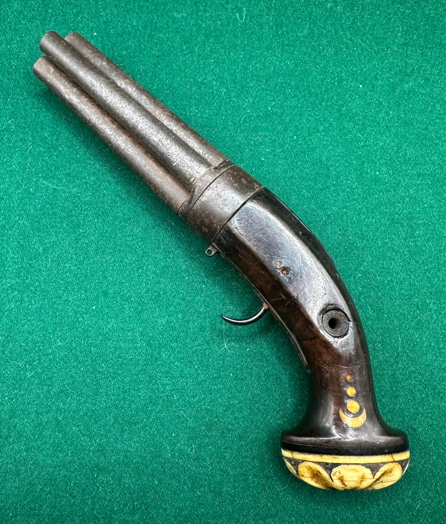 Project For Restoration  - 4 Barrel Hand Rotated Ottoman Pistol
