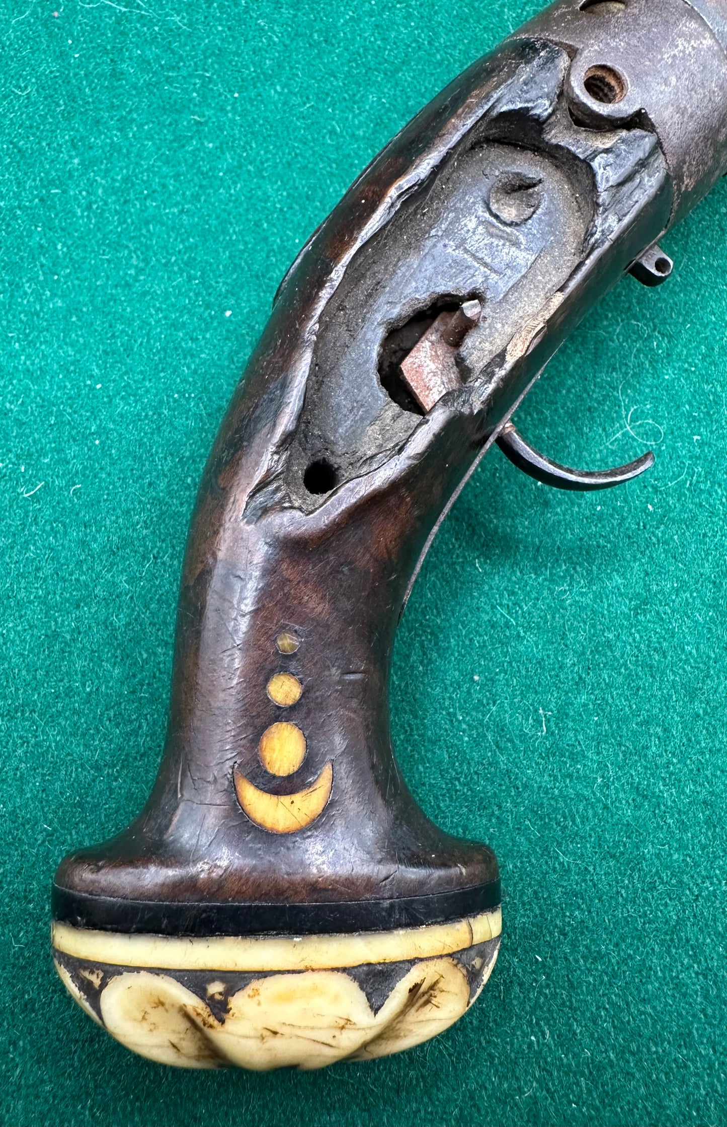 Project For Restoration  - 4 Barrel Hand Rotated Ottoman Pistol