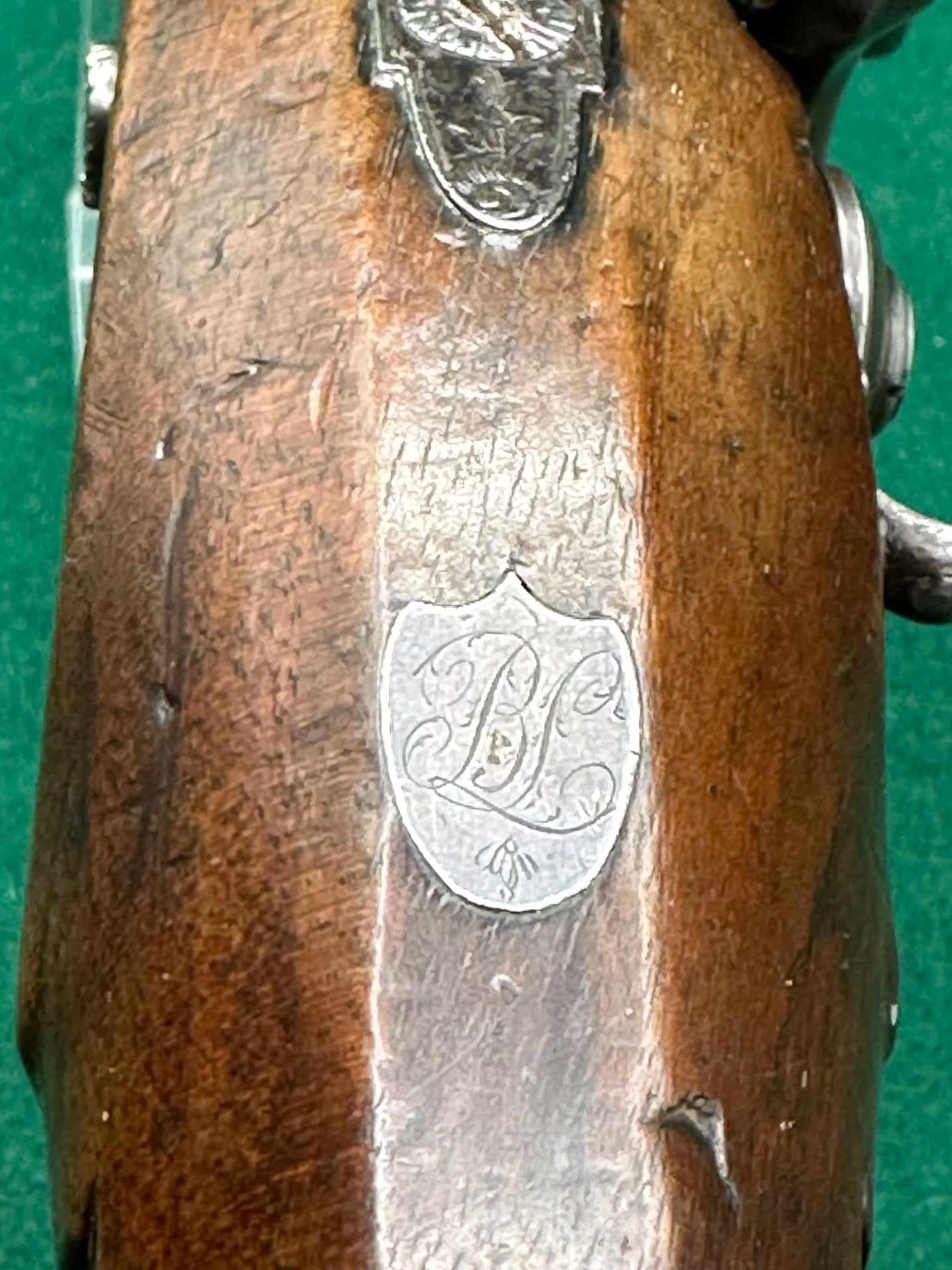 A Handsome Brass Barrelled 0.54 Calibre Officers/Duelling Pistol By O. Probin