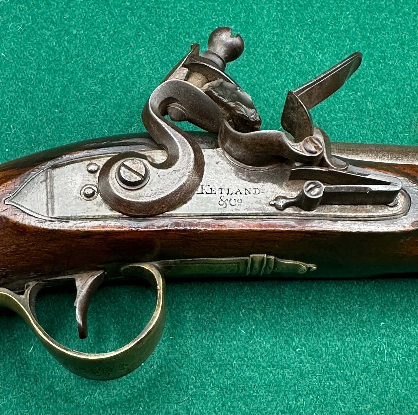 Flintlock Overcoat/Travelling Pistol By Ketland & Co