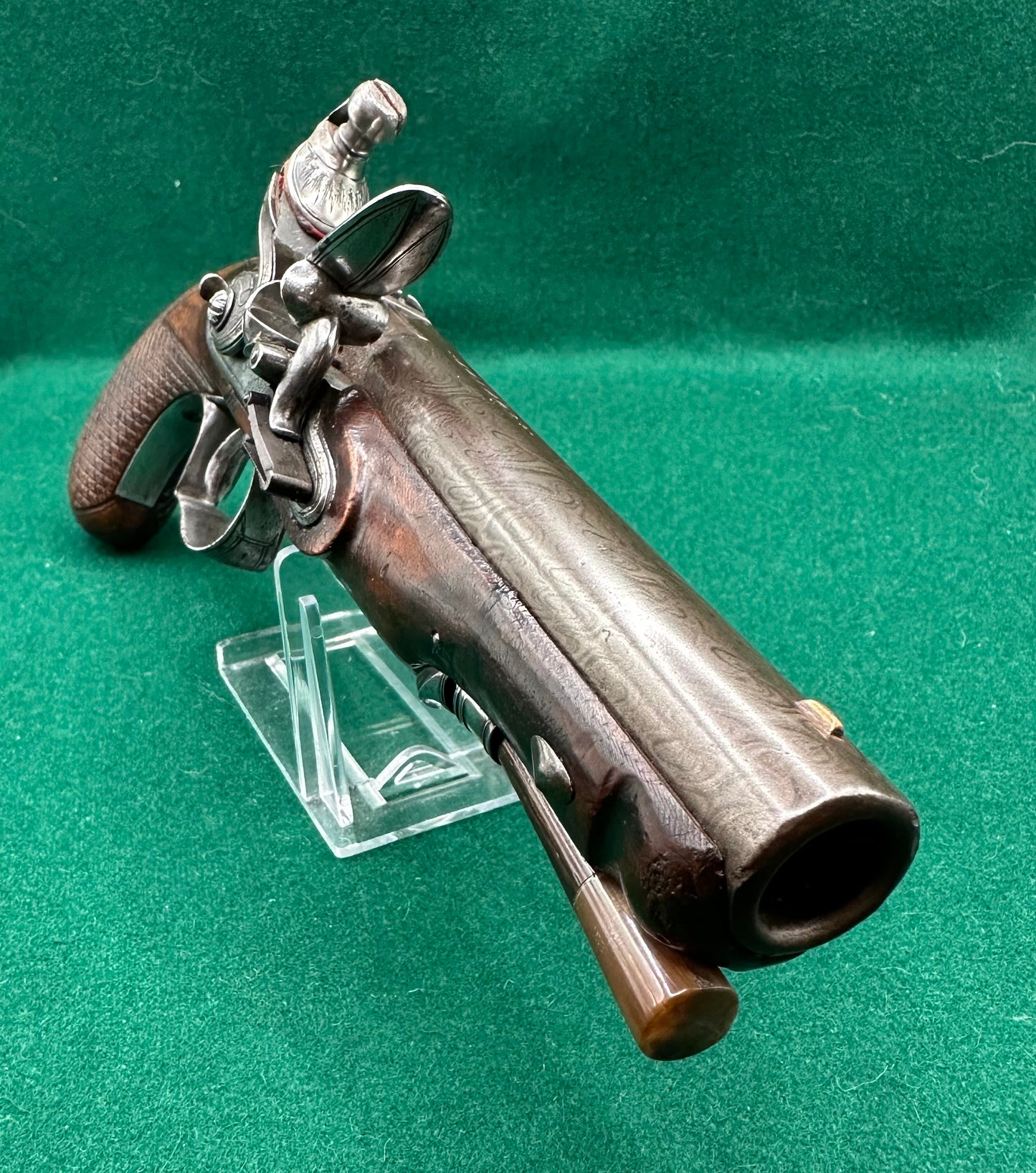 Handsome Flintlock Overcoat/Travelling Pistol By Smith