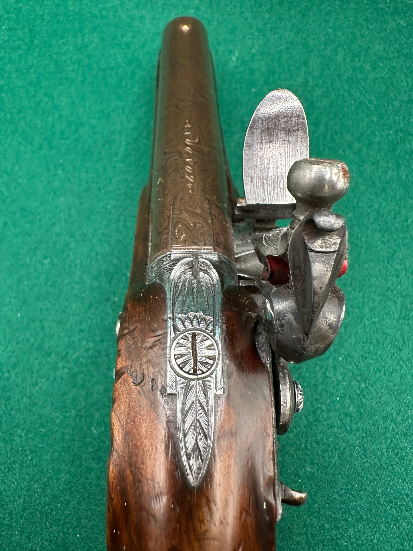 Handsome Flintlock Overcoat/Travelling Pistol By Smith