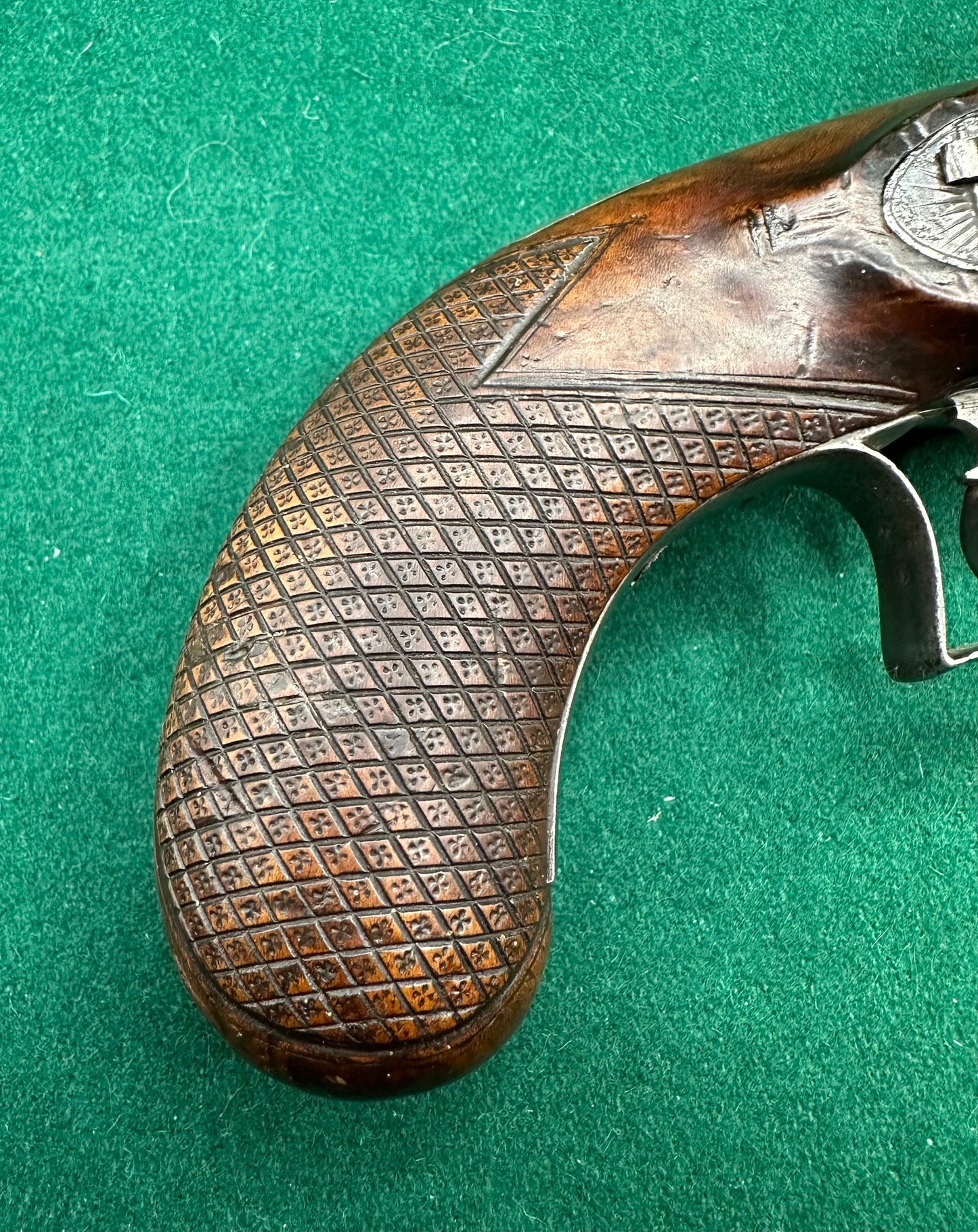 Handsome Flintlock Overcoat/Travelling Pistol By Smith