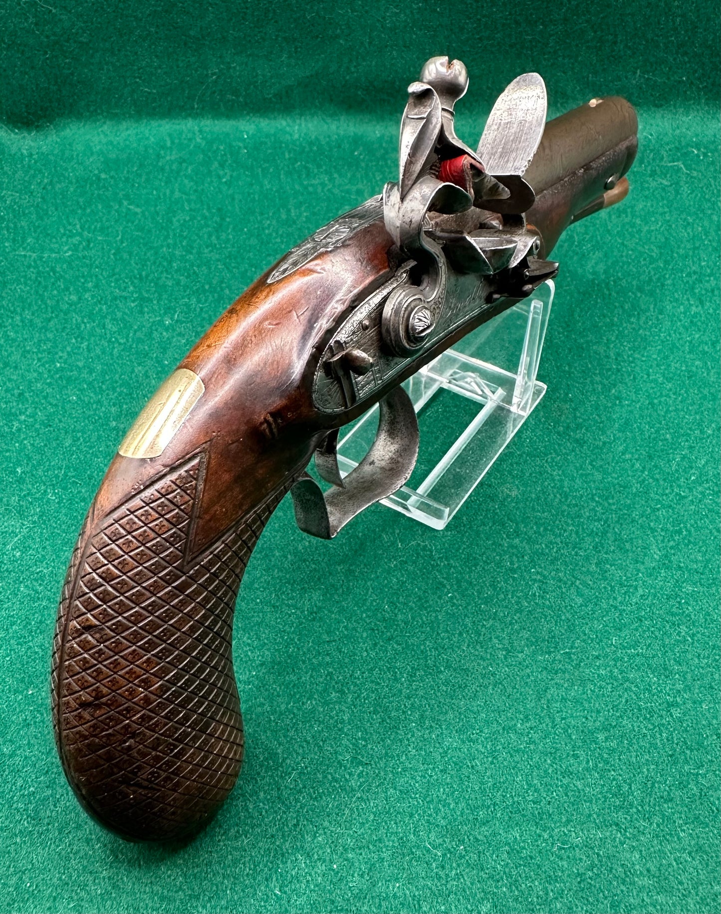 Handsome Flintlock Overcoat/Travelling Pistol By Smith