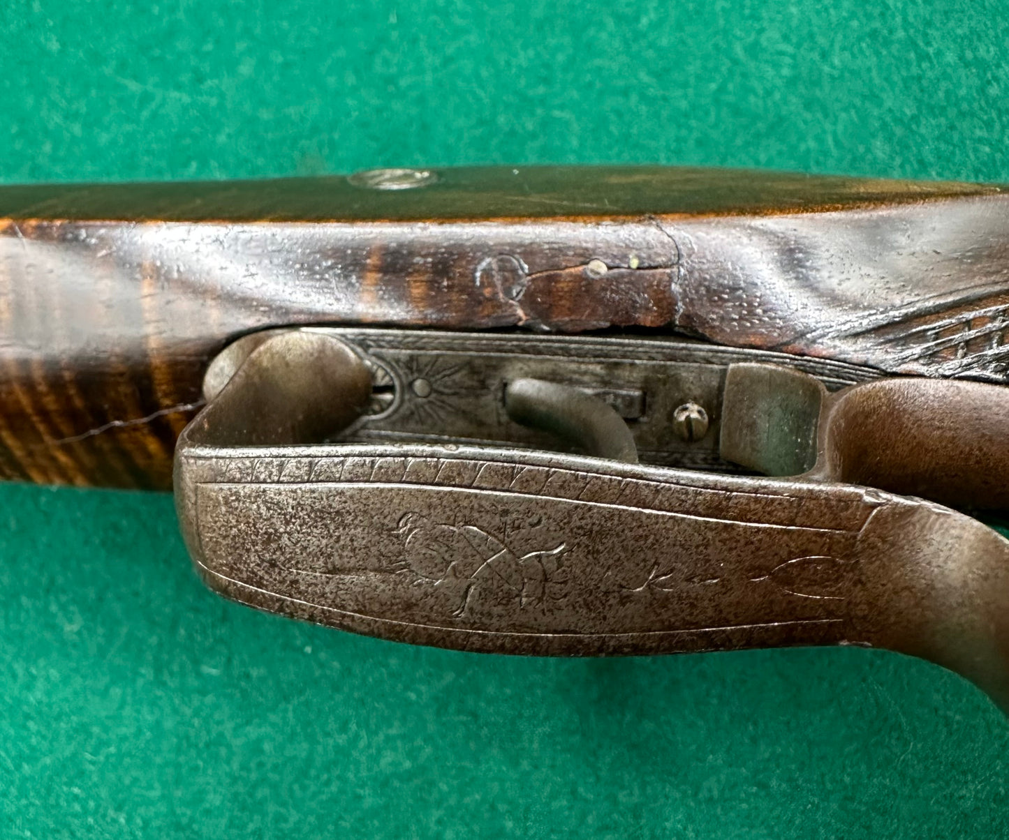 Saw Handled Duelling Pistol By Tatham & Egg
