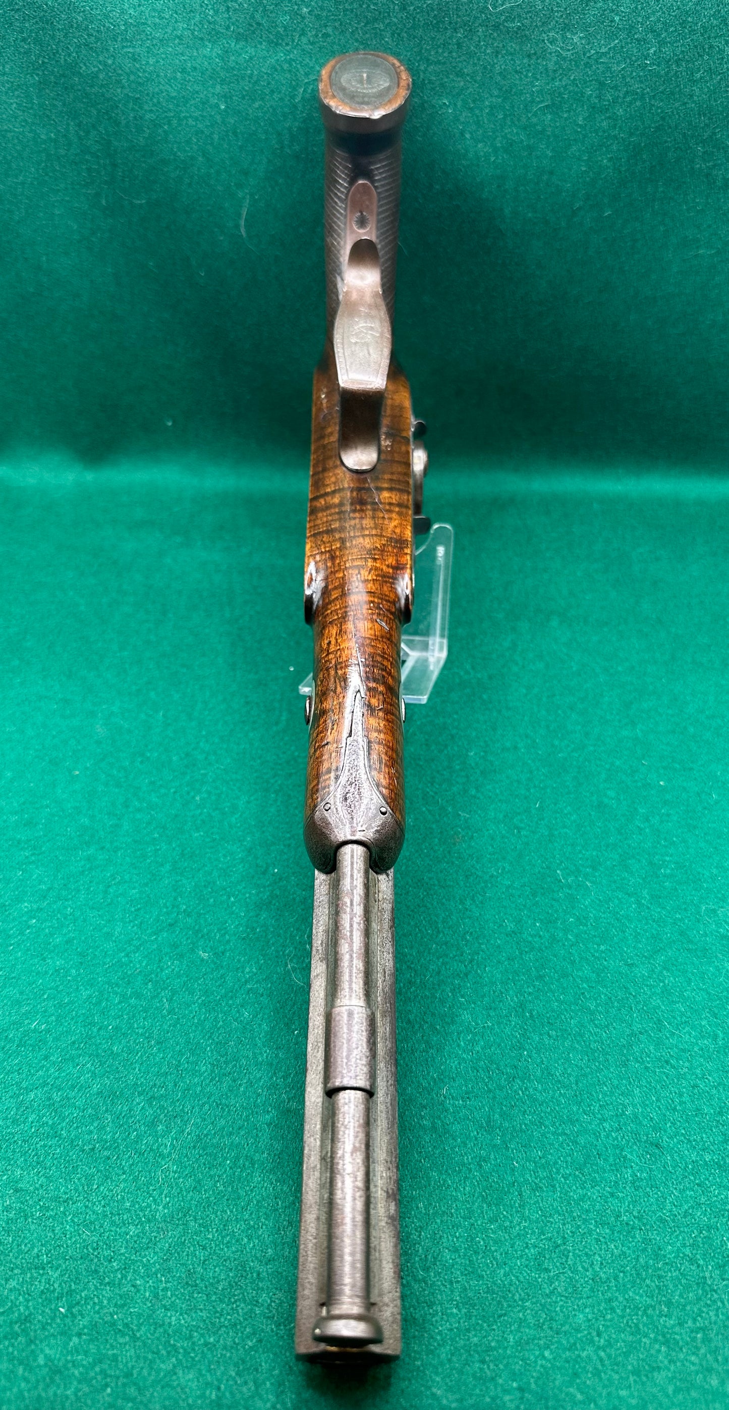 Saw Handled Duelling Pistol By Tatham & Egg