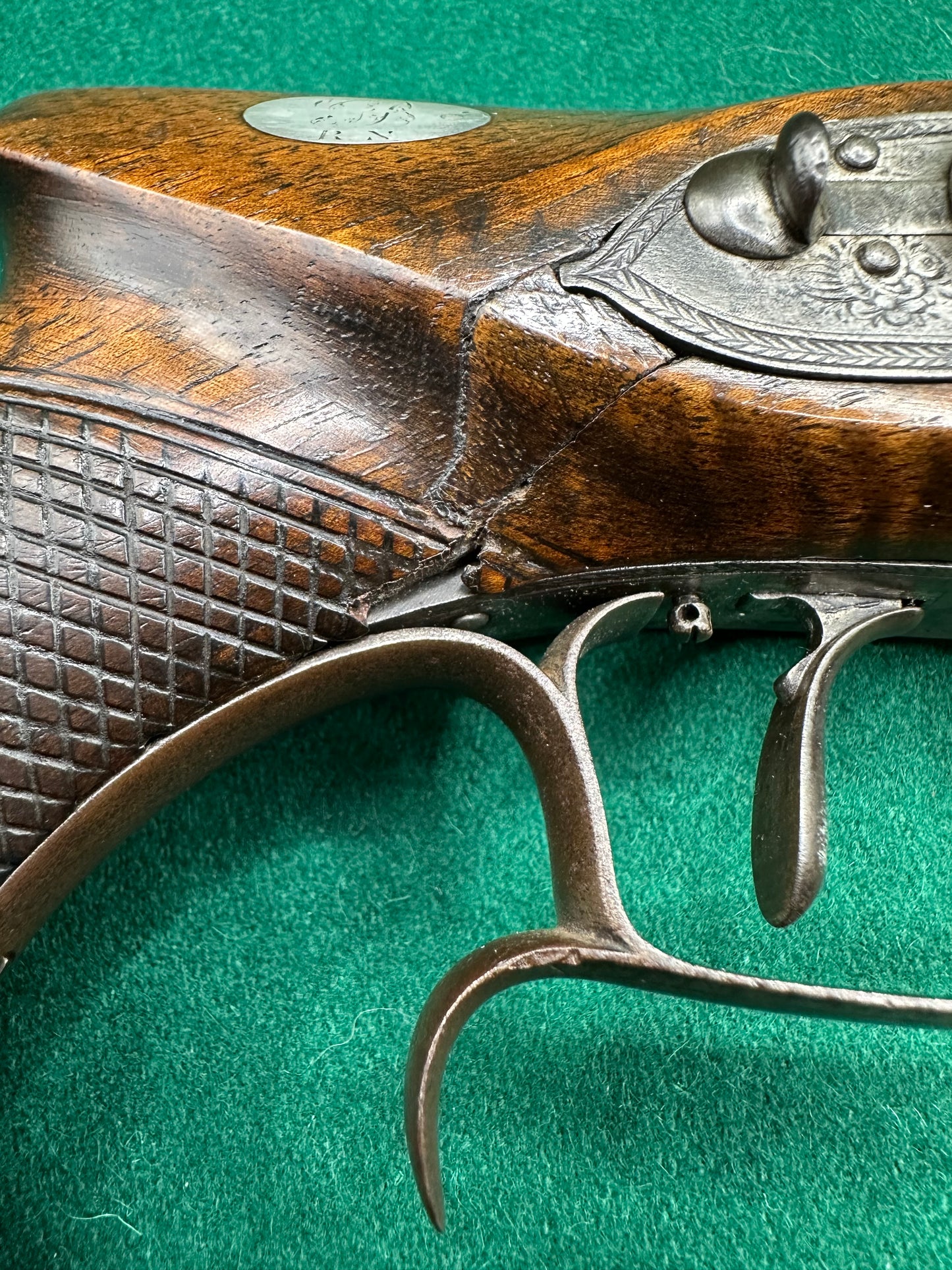 Saw Handled Duelling Pistol By Tatham & Egg