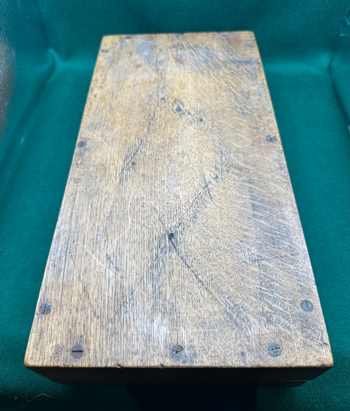 A large Oak Cased Percussion Cap Transitional Revolver