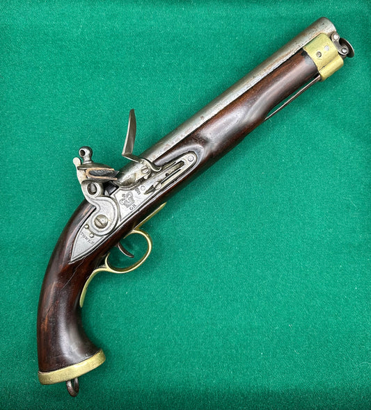 English Flintlock Cavalry/Lancer Pistol