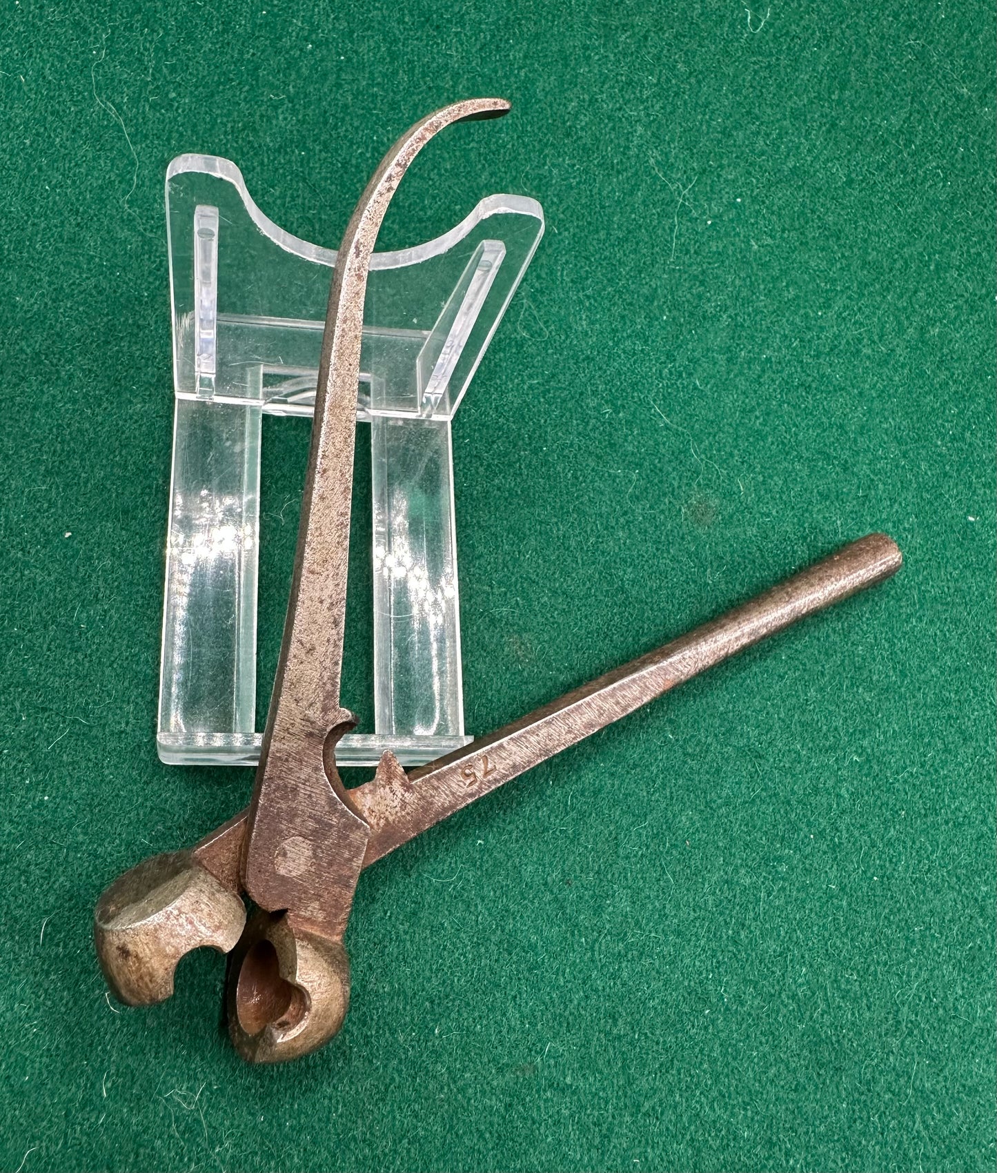 Scissor Bullet Mould/Rammer Stamped 75