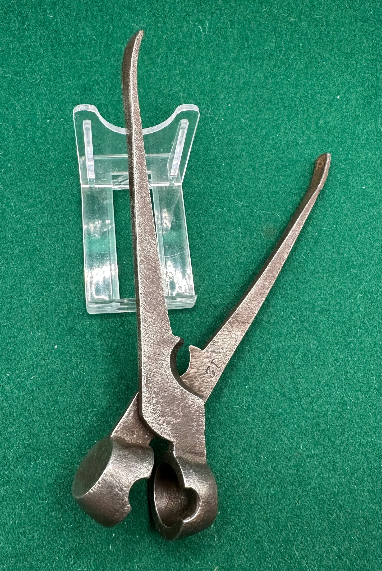 Very Large Scissor Bullet Mould Stamped 12