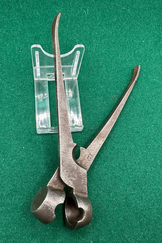 Very Large Scissor Bullet Mould Stamped 12