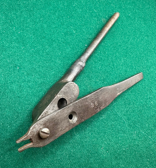 Unusual Conical Bullet Mould Stamped 36