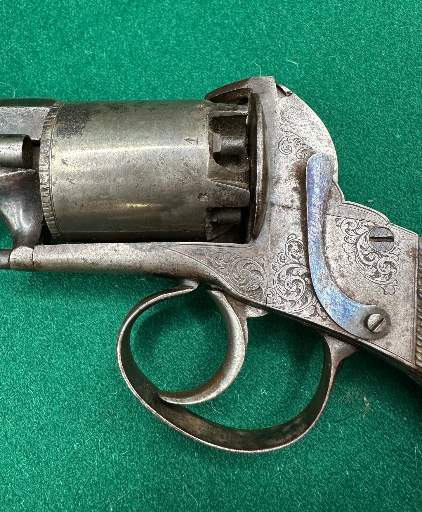 Large Webley Bentley Percussion Cap Revovler