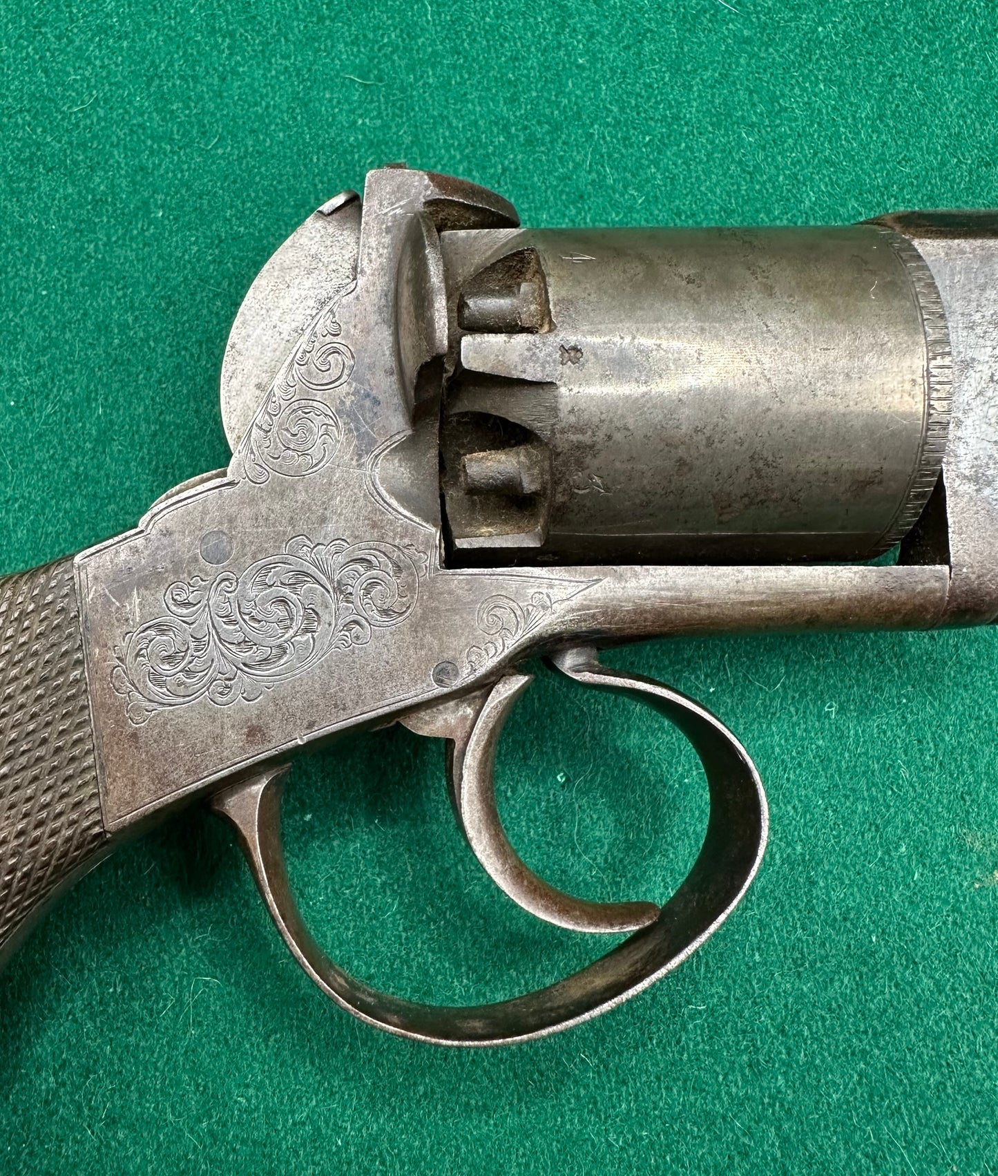 Large Webley Bentley Percussion Cap Revovler