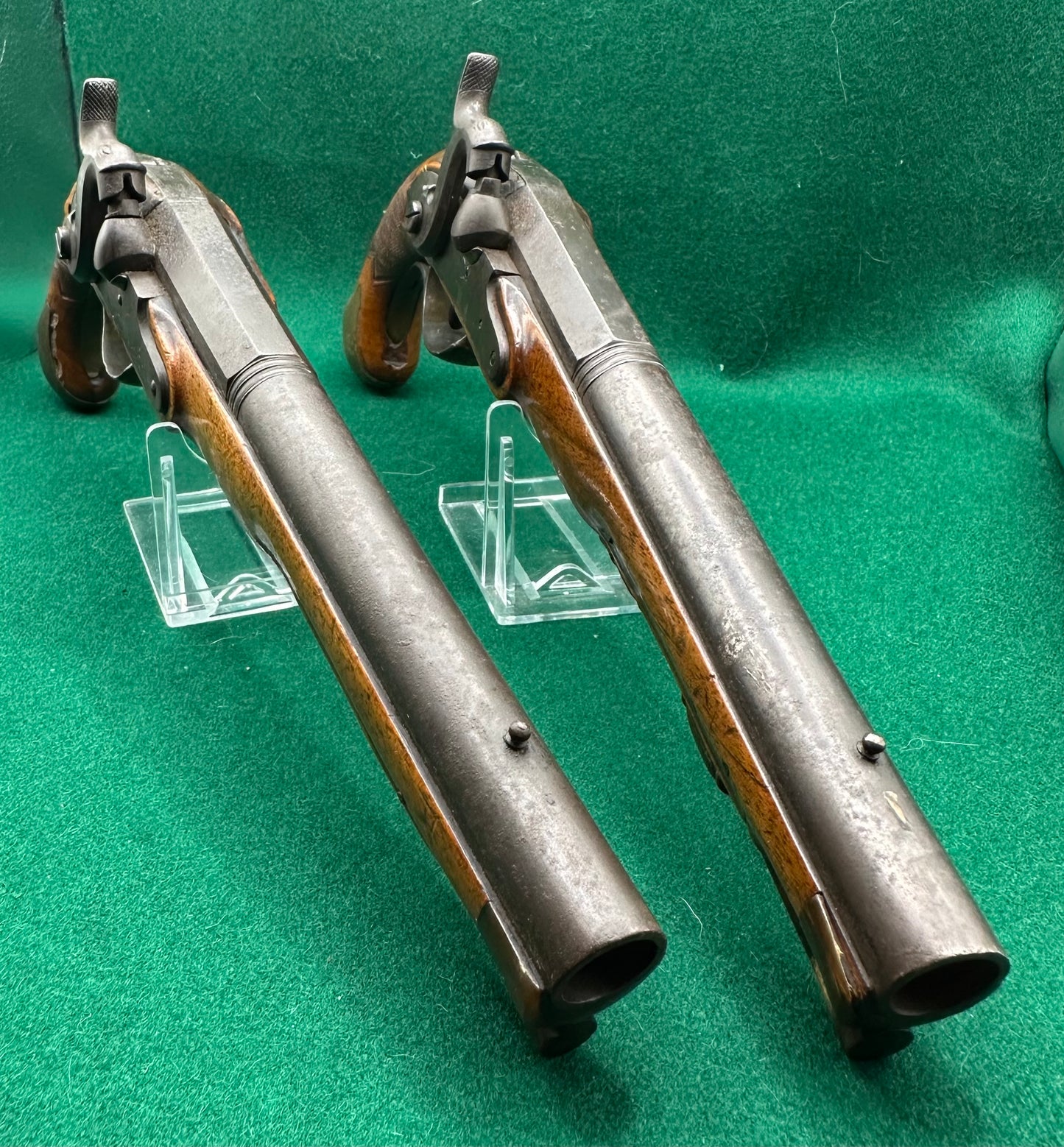 A Beautiful Pair Of Continental Percussion Cap Duelling/Target Pistols
