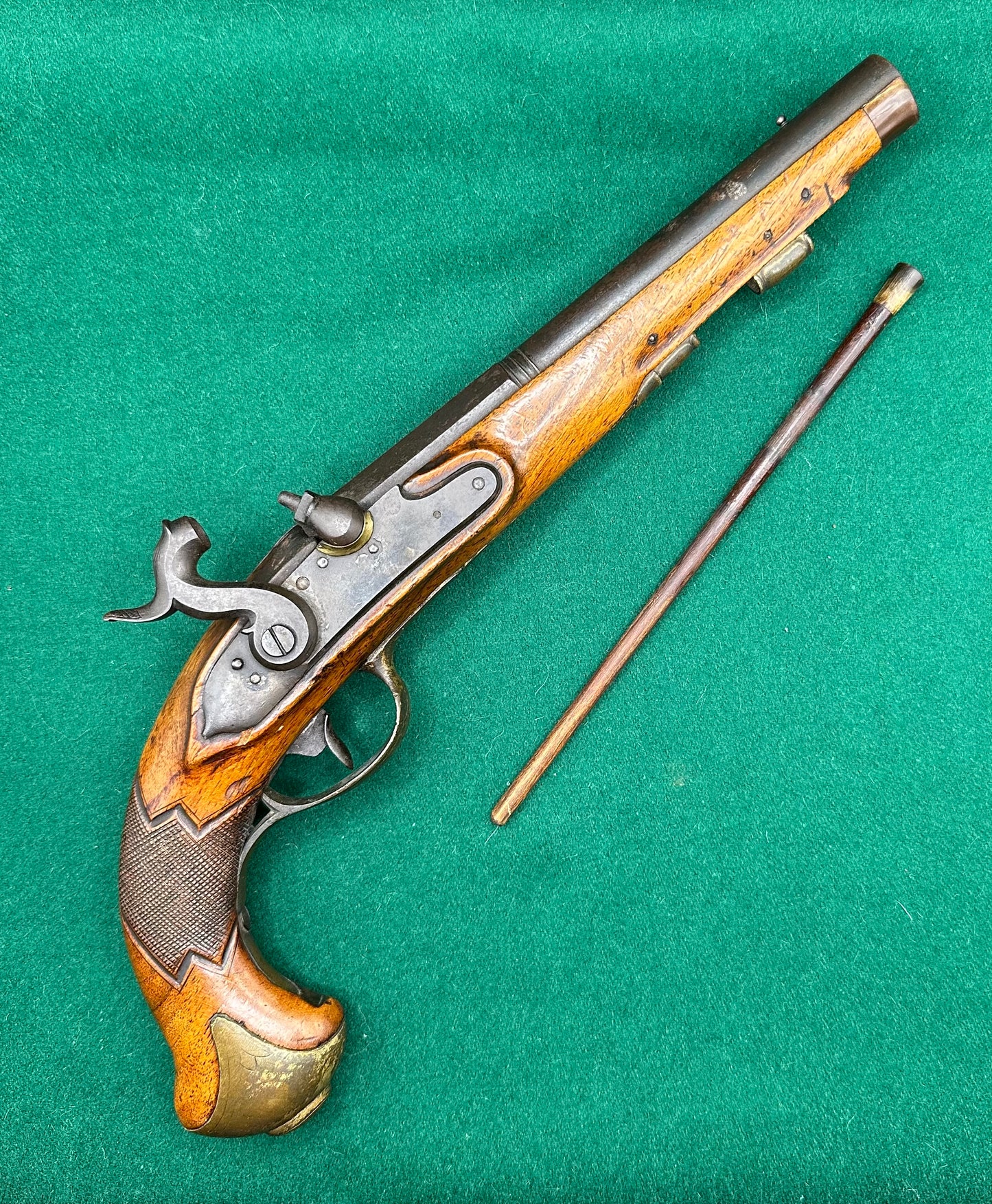 A Beautiful Pair Of Continental Percussion Cap Duelling/Target Pistols