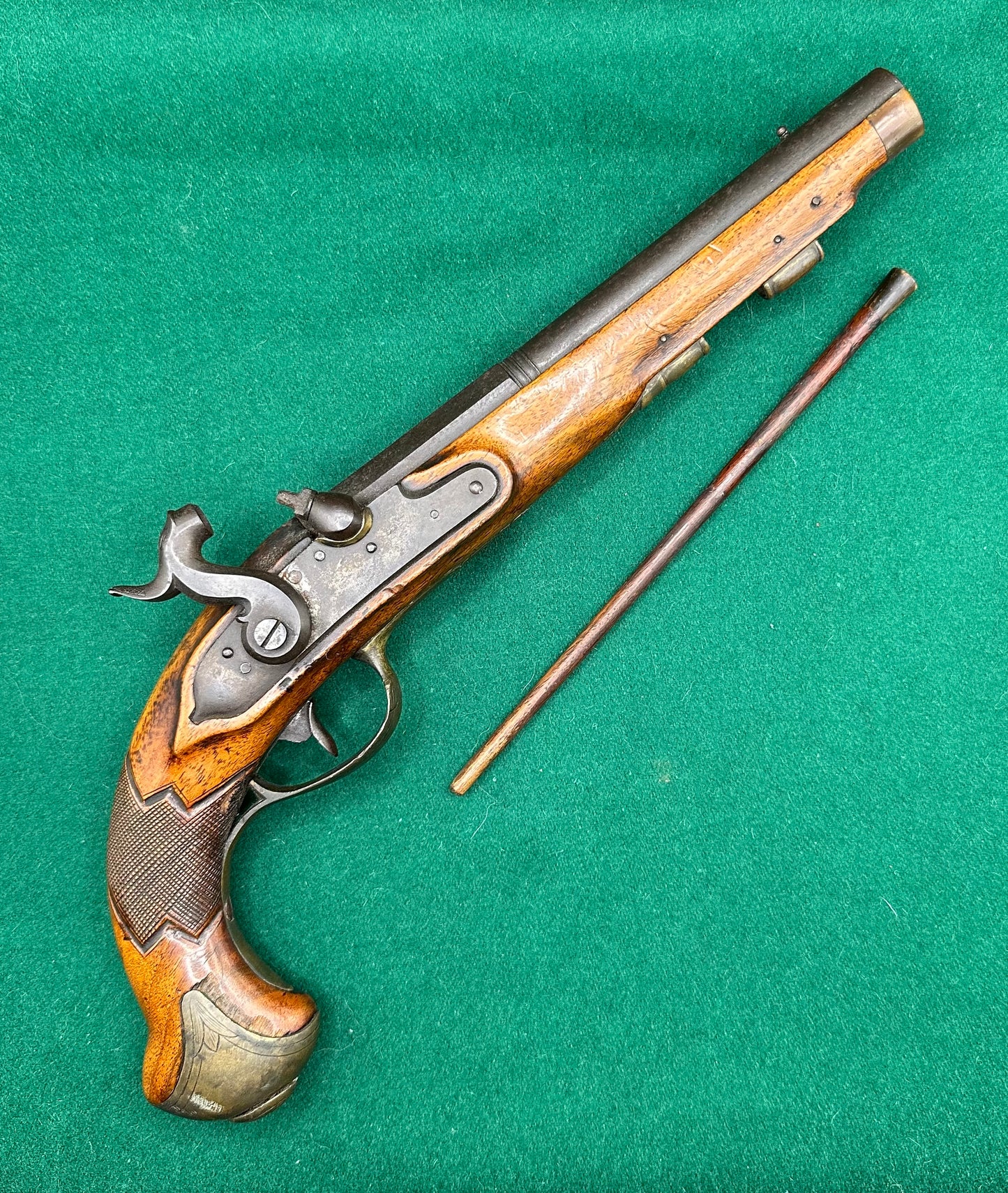 A Beautiful Pair Of Continental Percussion Cap Duelling/Target Pistols